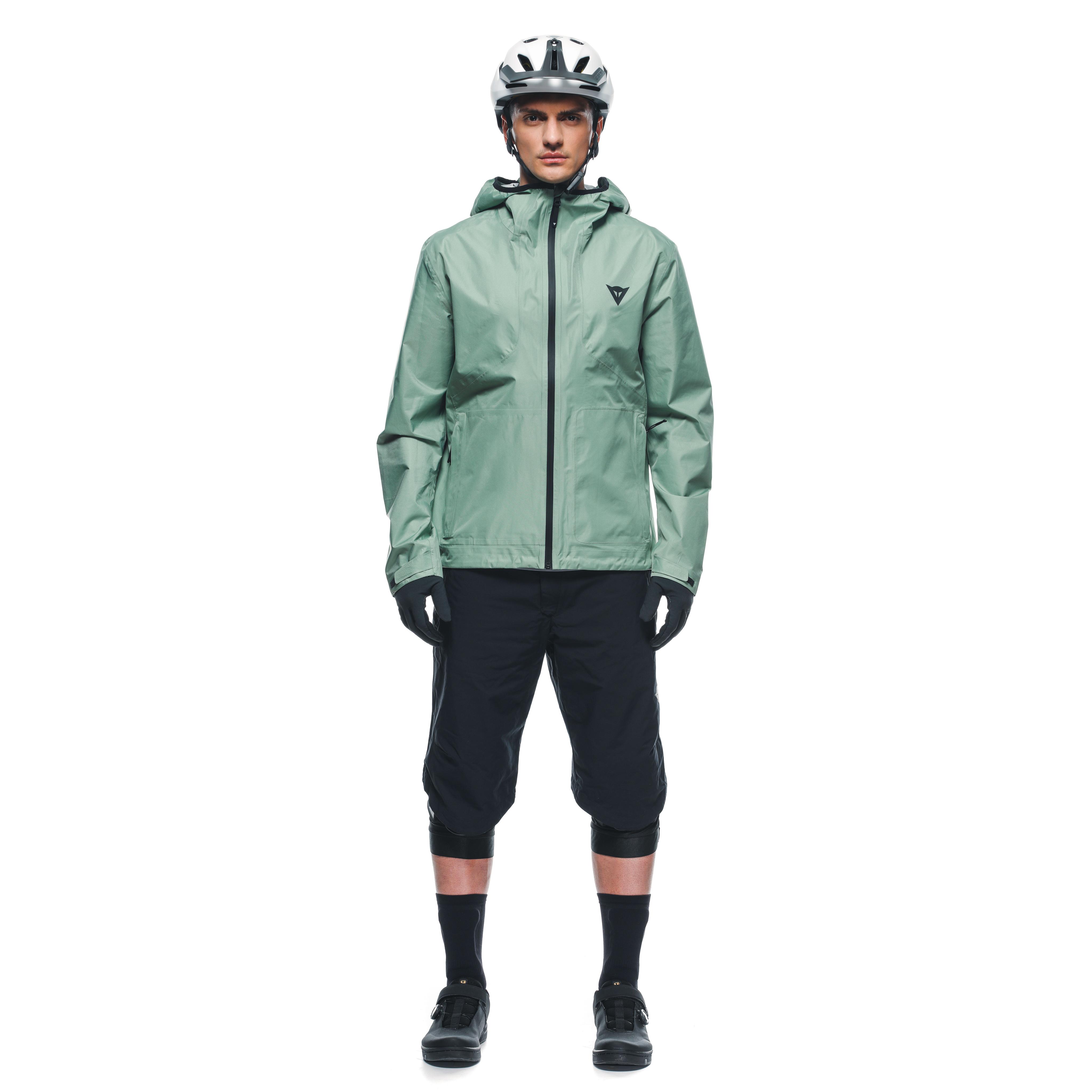 HGC SHELL LIGHT - MEN'S WATERPROOF BIKE JACKET - HEDGE-GREEN - 3