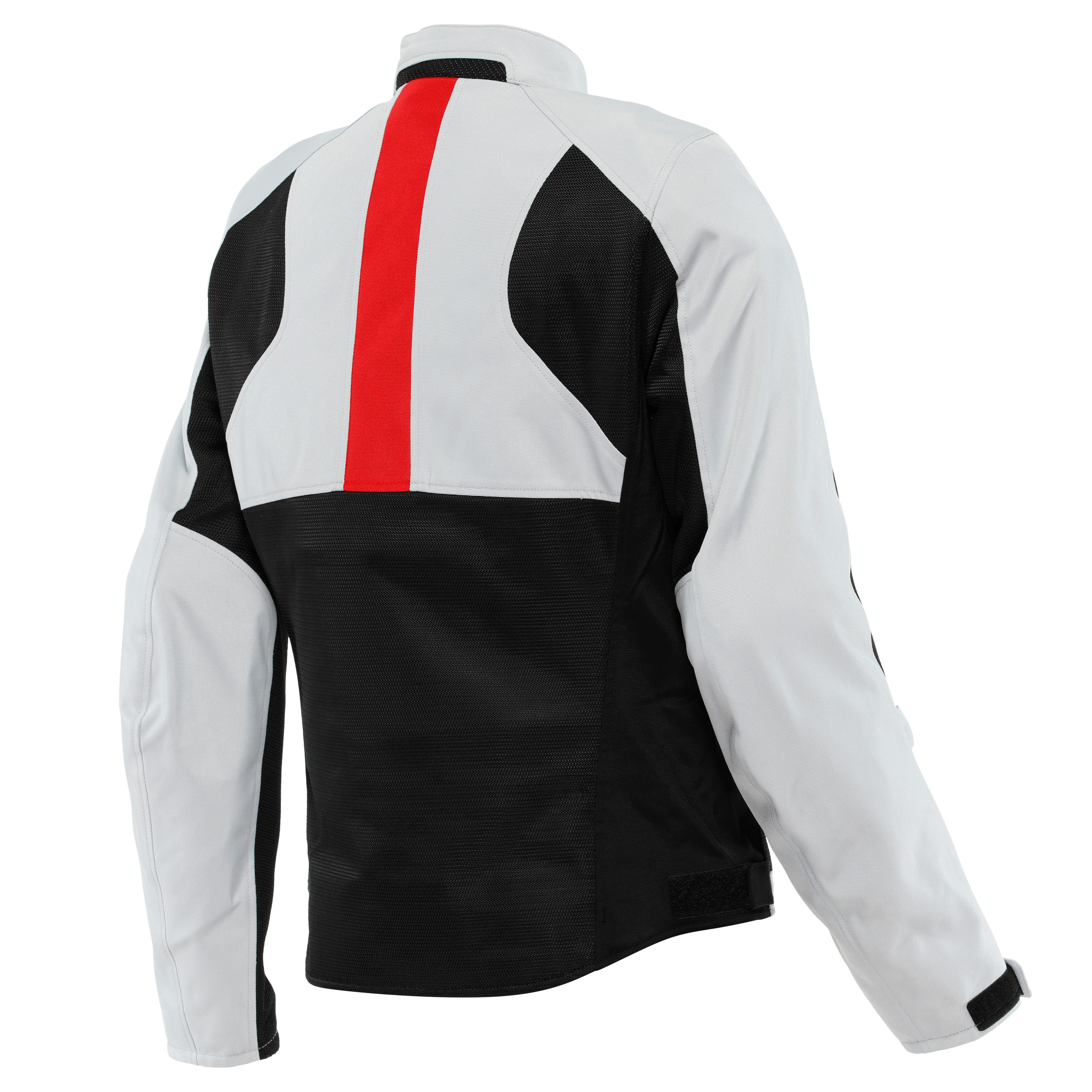 RISOLUTA AIR TEX - WOMEN'S MOTORCYCLE JACKET IN FABRIC - GLACIER-GRAY/LAVA-RED - 2