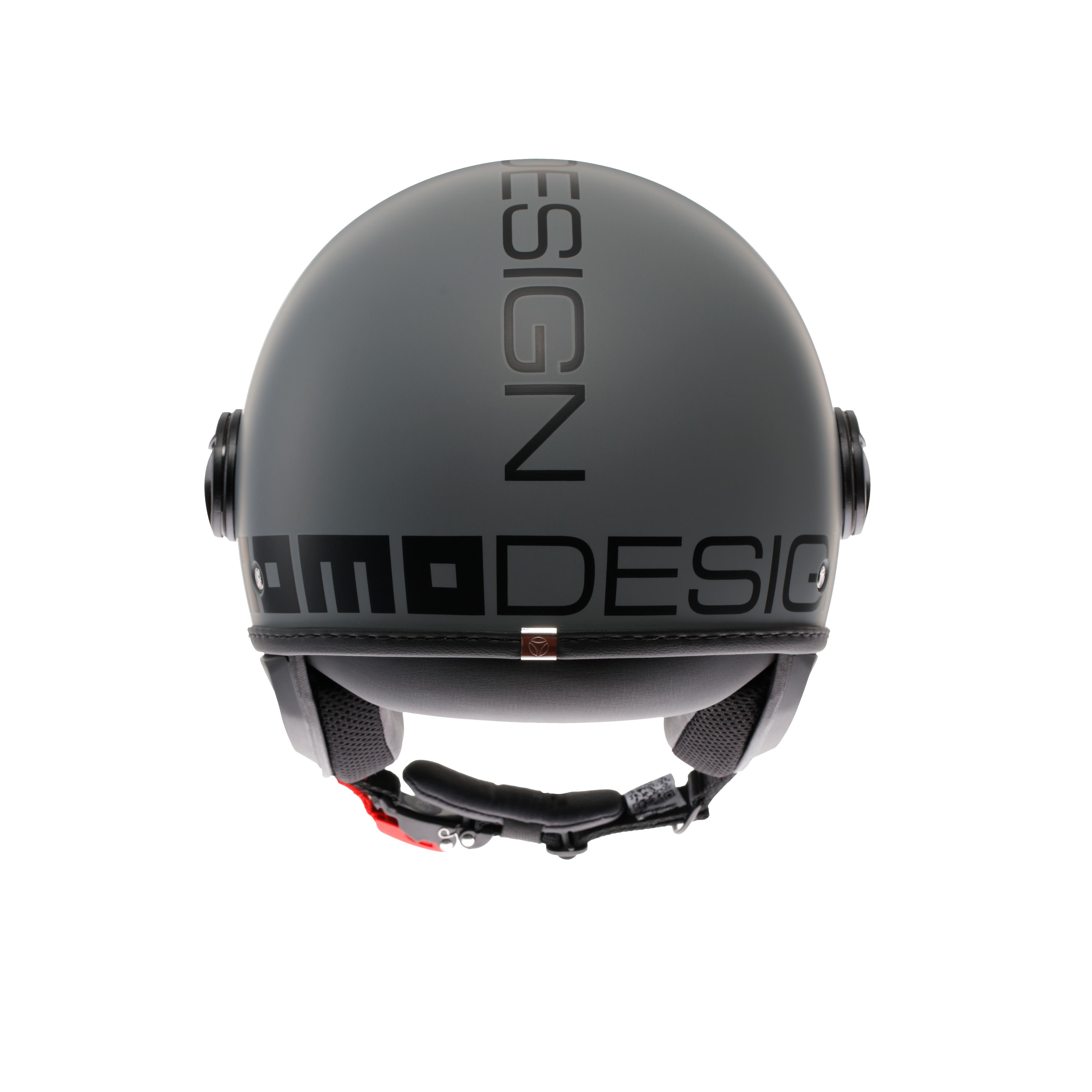MOMODESIGN FGTR CLASSIC MATT GRAU / SCHWARZ - JET-HELM MIT VISIER E2206 -  - 5
