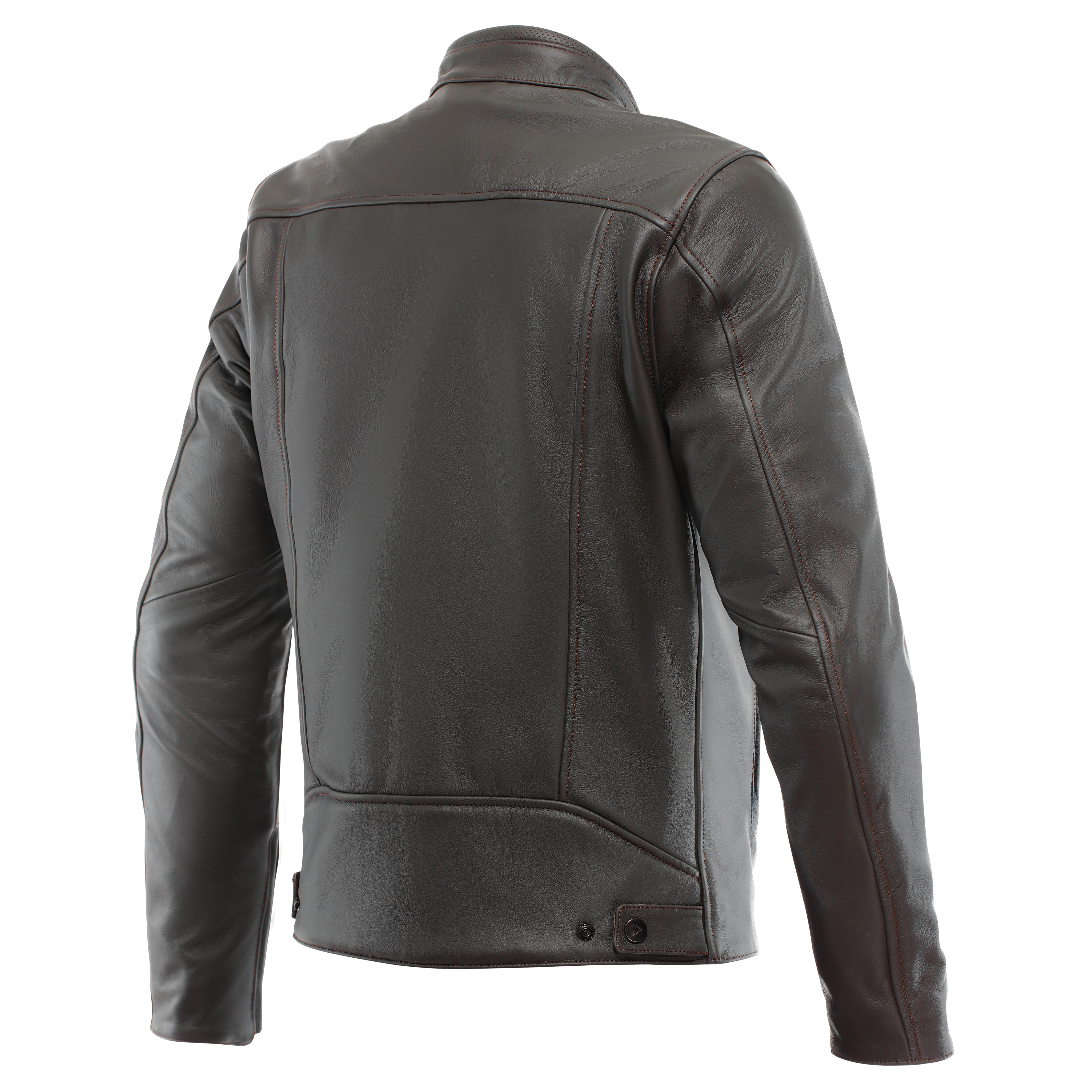 FULCRO - MEN'S MOTORCYCLE LEATHER JACKET - DARK-BROWN - 2