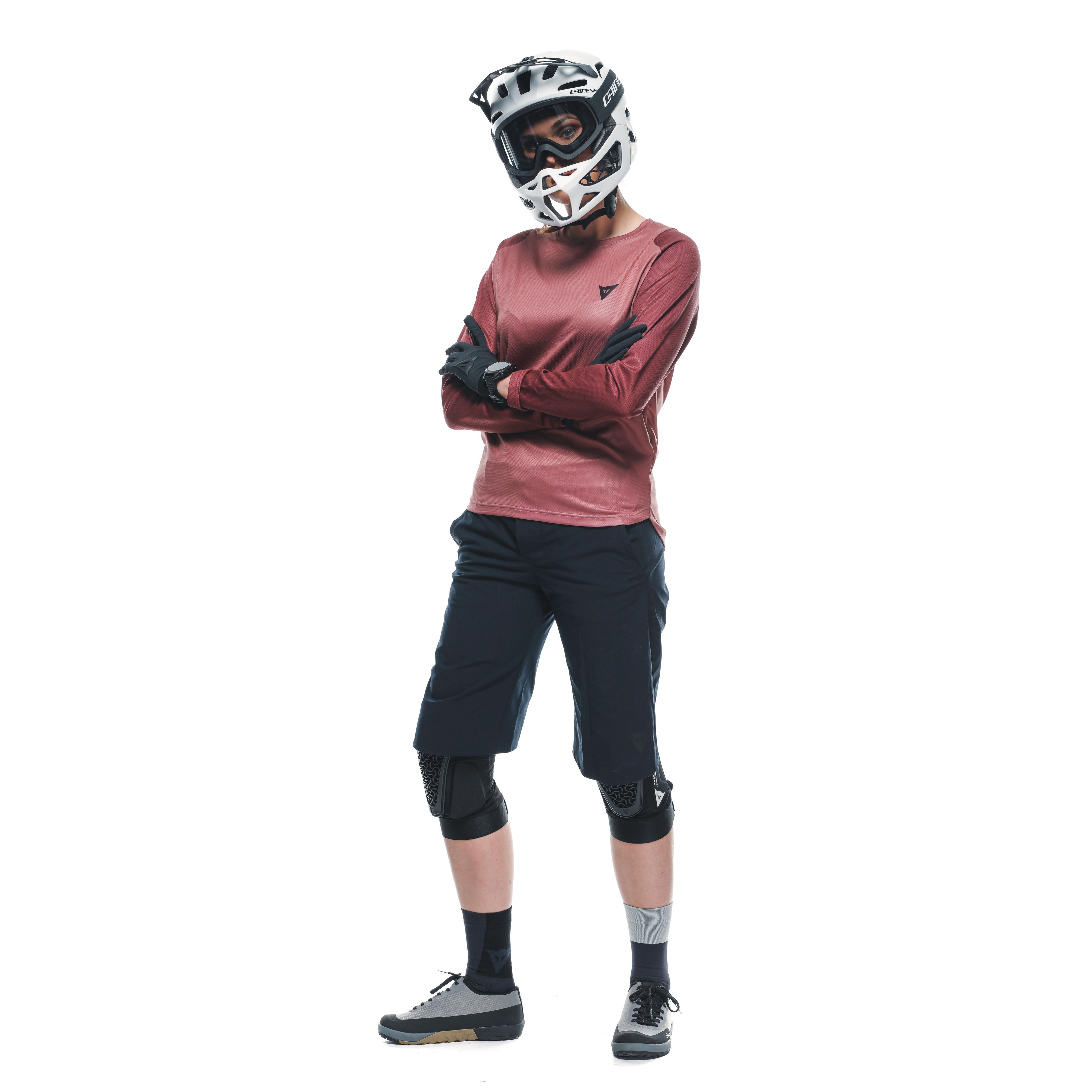 HGL JERSEY LS - WOMEN'S LONG SLEEVE BIKE T-SHIRT - ROSE-TAUPE - 5