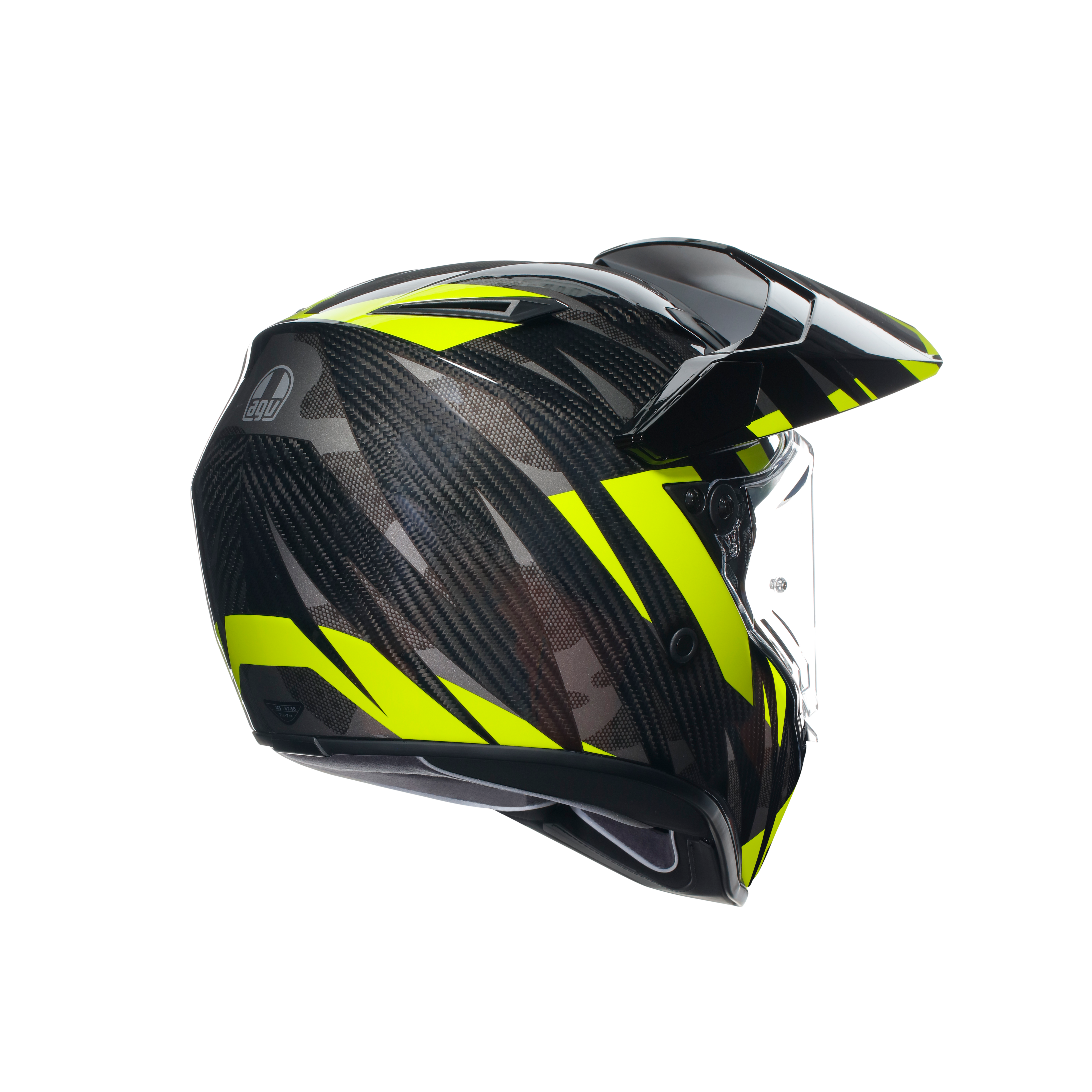 AX9 AGV DOT(ECE) MULTI MPLK - STEPPA CARBON/GREY/YELLOW FLUO -  - 3