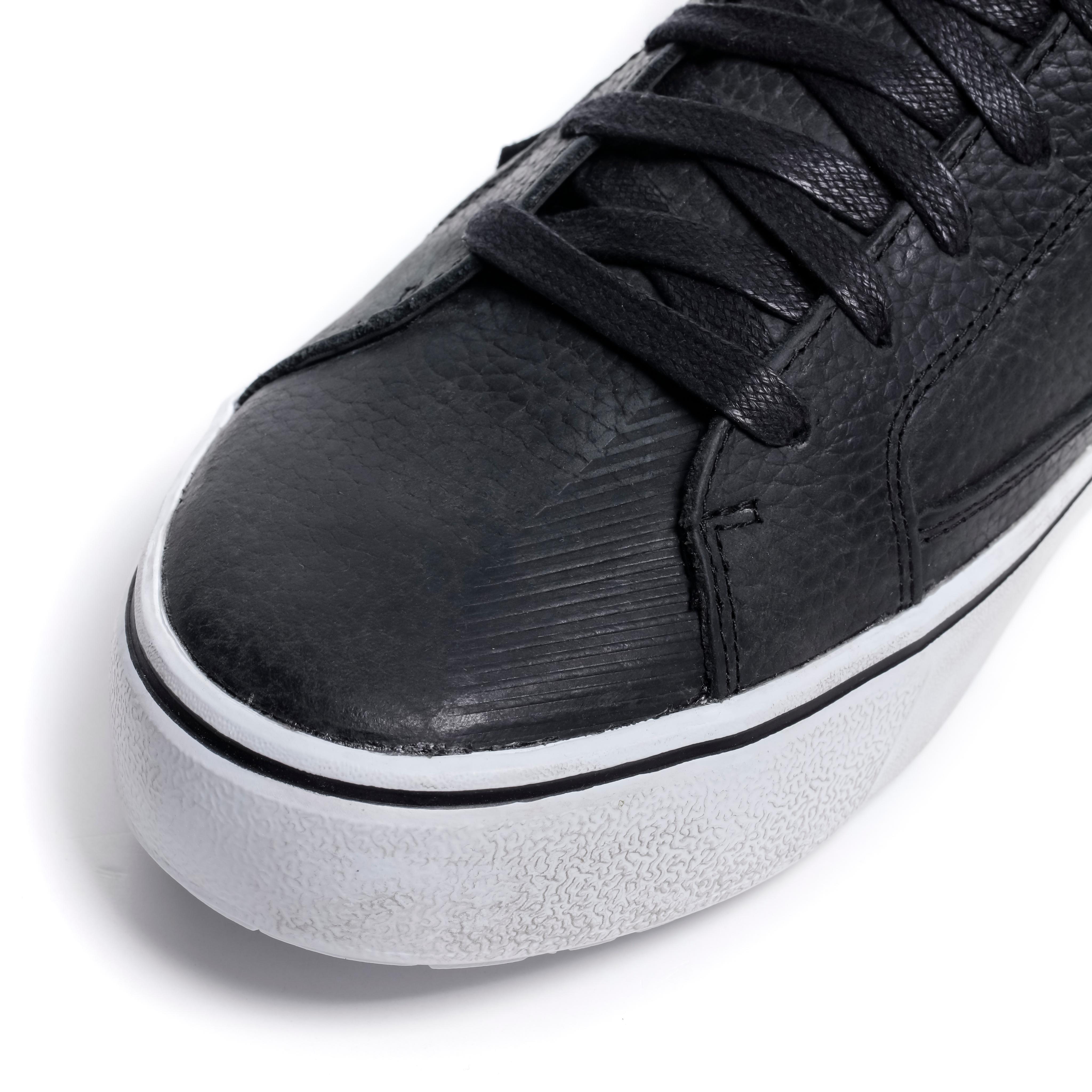 STREET 3 WP MEN'S WATERPROOF MOTORCYCLE SHOES - BLACK/BLACK/WHITE -  - 7