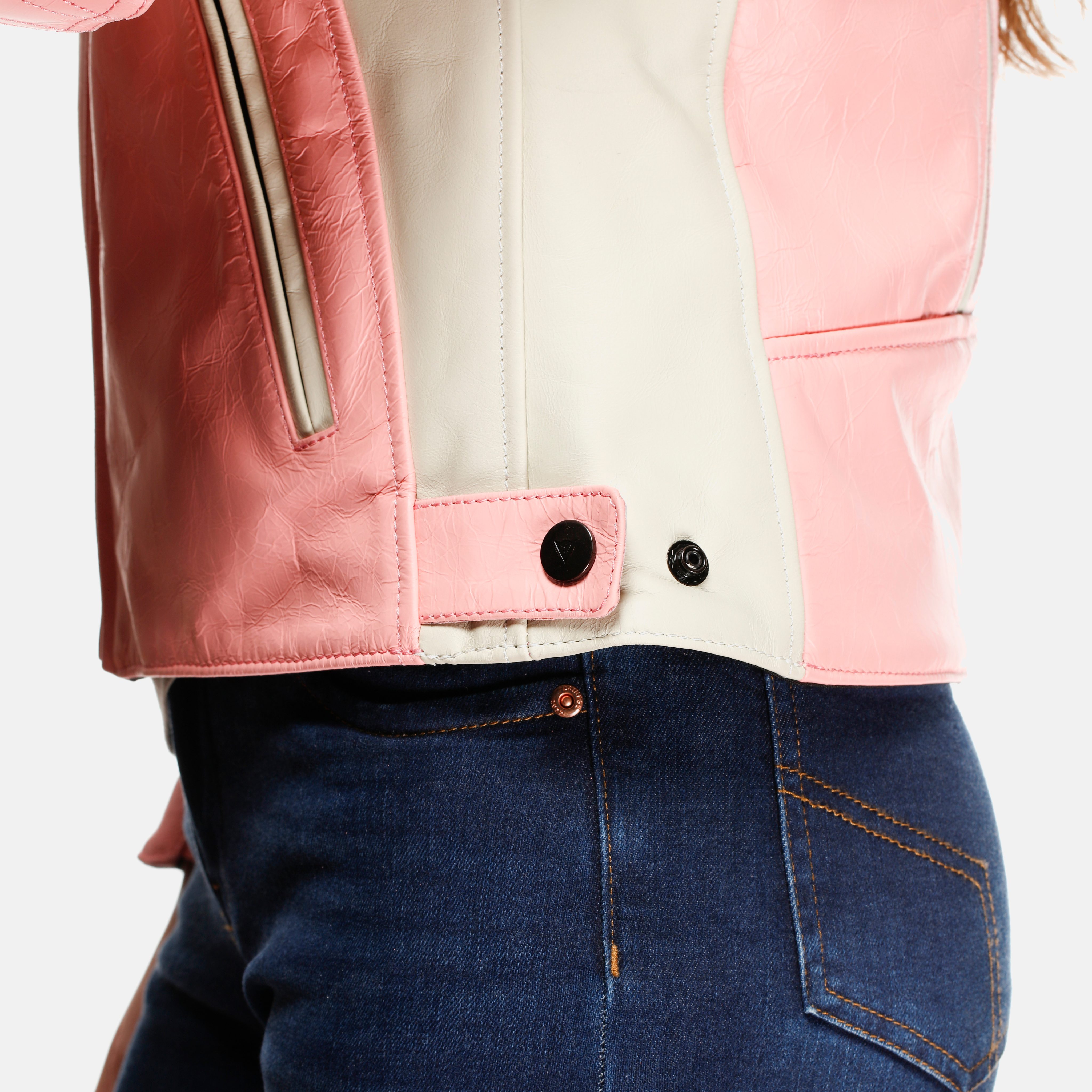 LOLA 5 - LADY LEATHER MOTORCYCLE JACKET