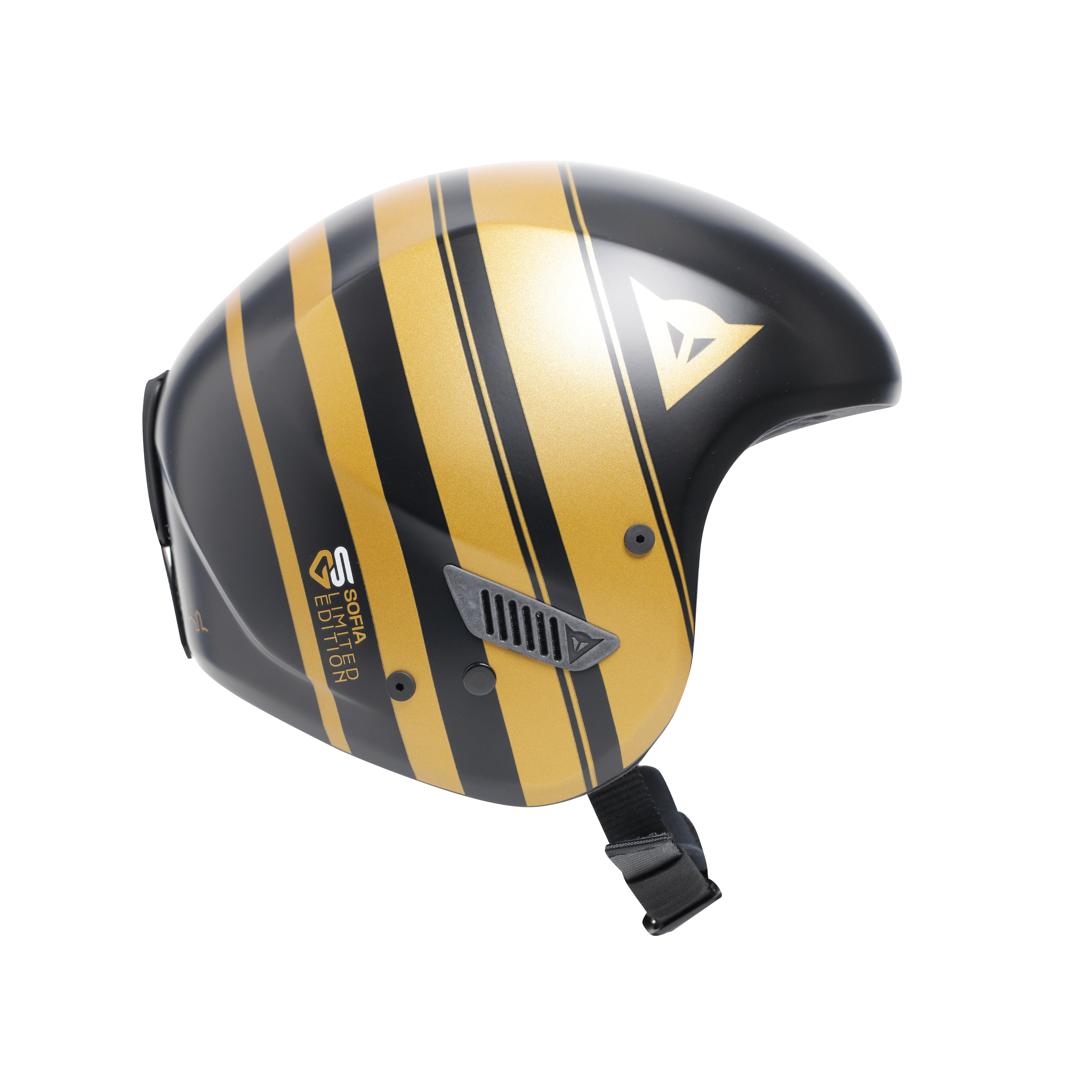R001 REPLICA SOFIA GOGGIA SKI HELMET - BLACK/GOLD - 5