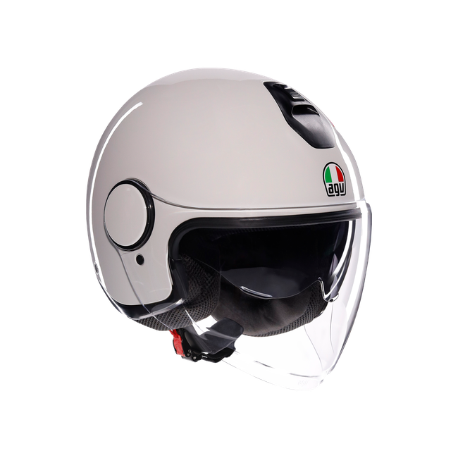 AGV - Eteres Mono Materia White - Casque Moto Jet E2206, Unisex, Taille: Xxl