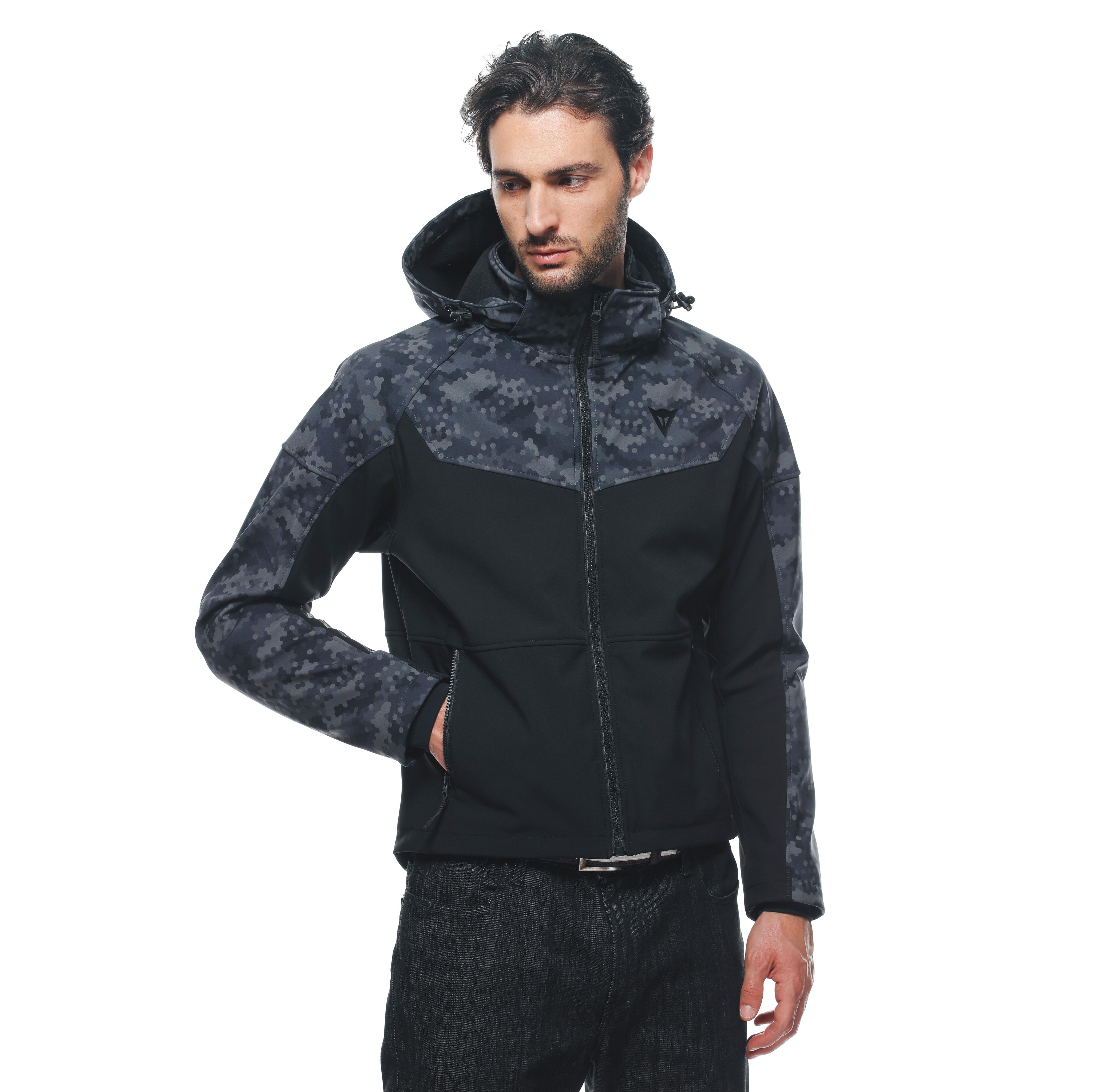 IGNITE TEX - MEN'S SUMMER MOTORCYCLE JACKET IN FABRIC - BLACK/CAMO-GRAY - 5