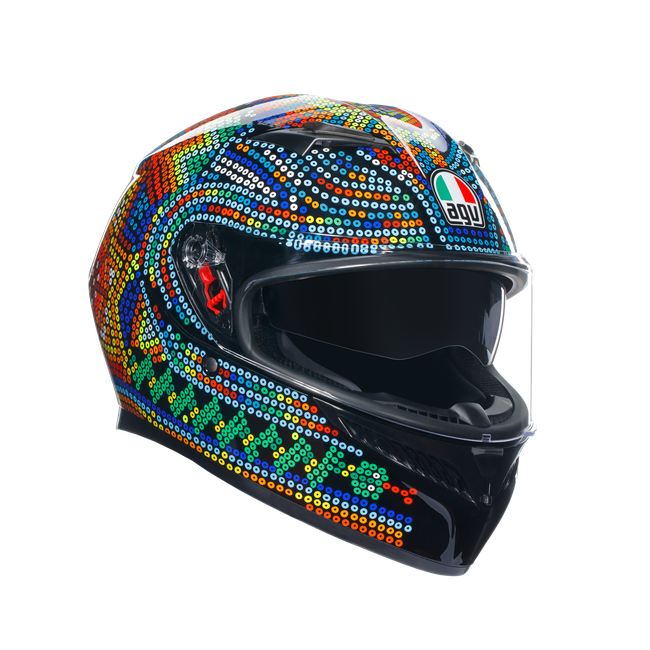Agv Unisex Rossi Winter Test 2018 - K3 - Motorbike Full Face Helmet E2206, Size: L