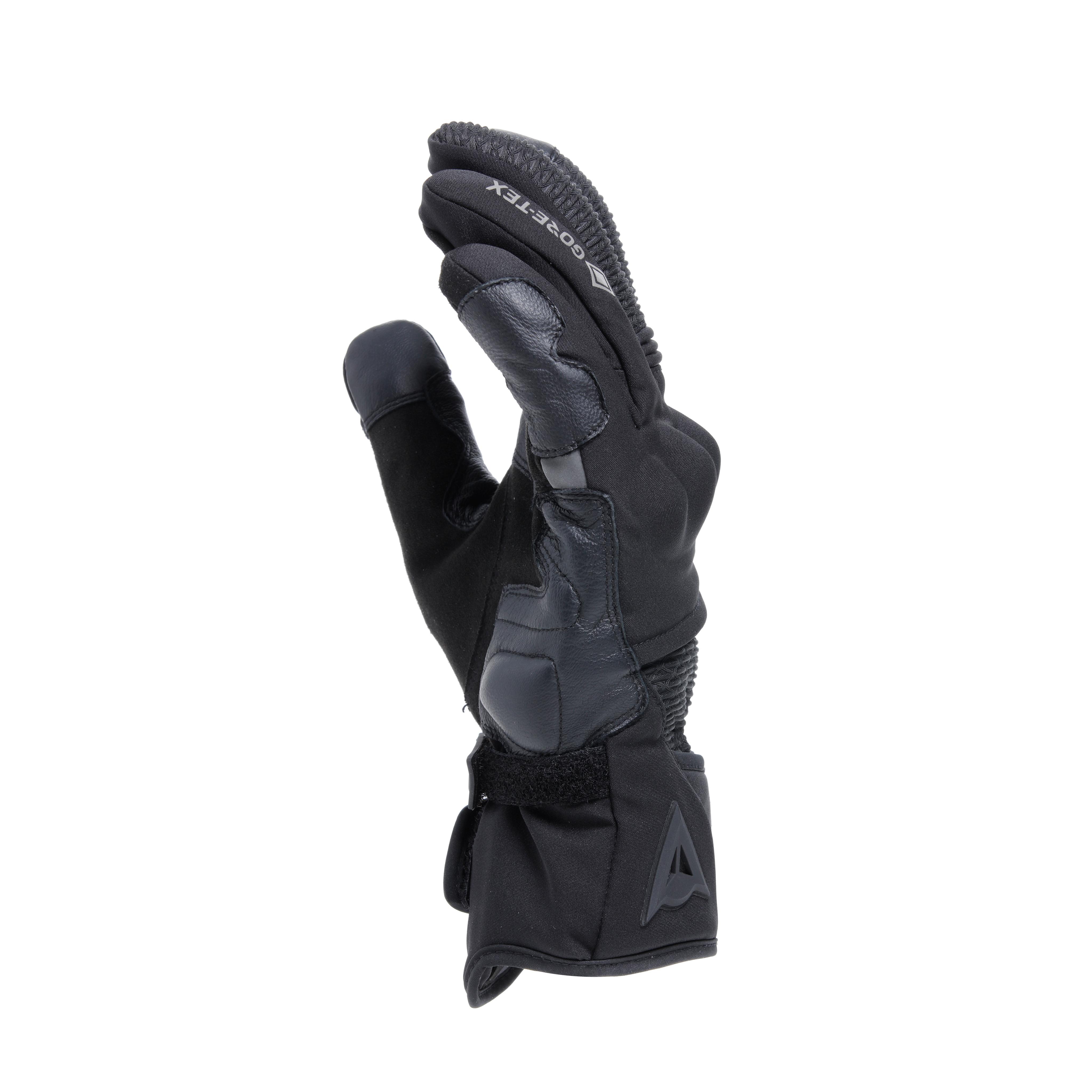 LIVIGNO GORE-TEX&reg; - MEN'S WATERPROOF MOTORCYCLE GLOVES - BLACK - 4