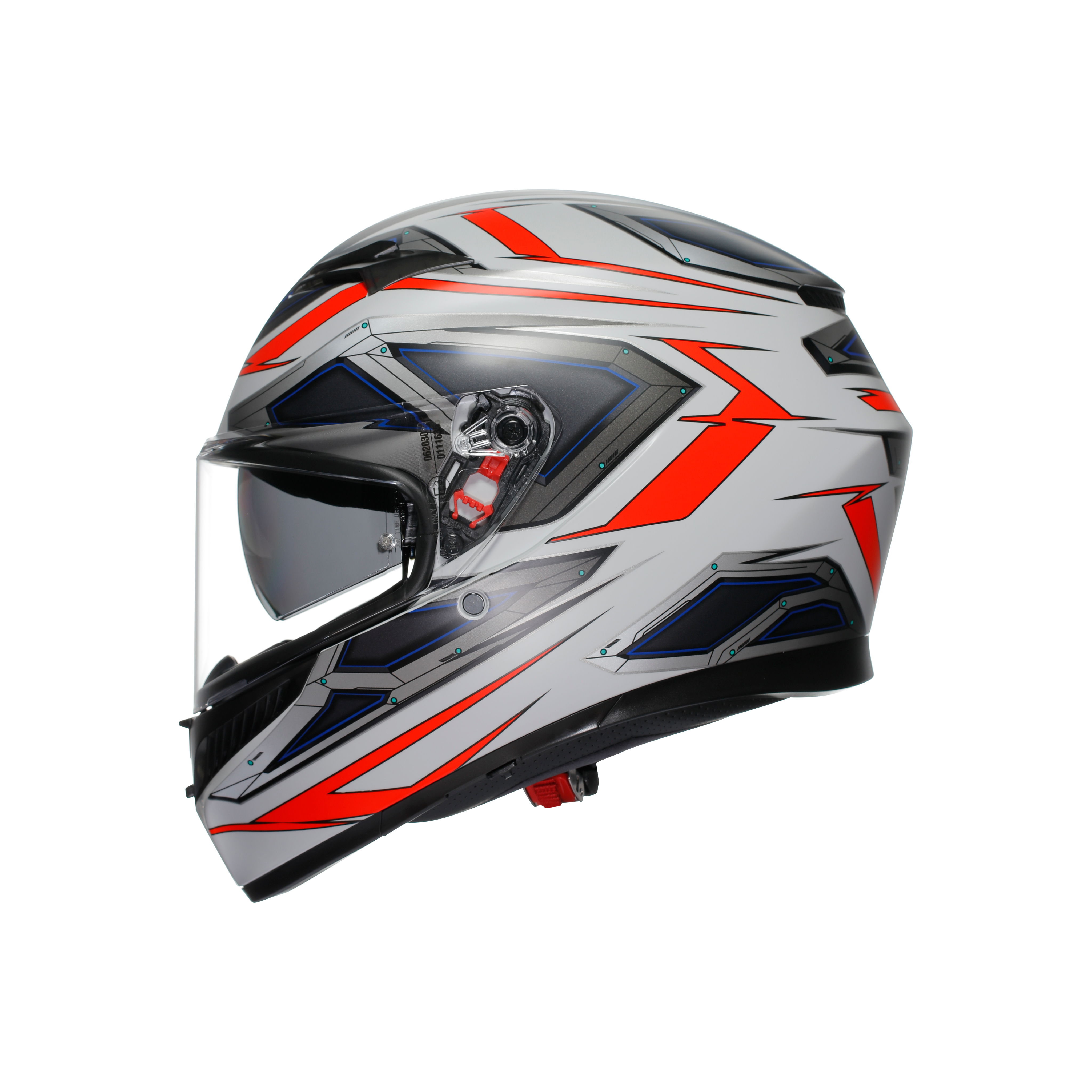 K3 E2206 - SPACE MATT WHITE/RED FLUO -  - 4