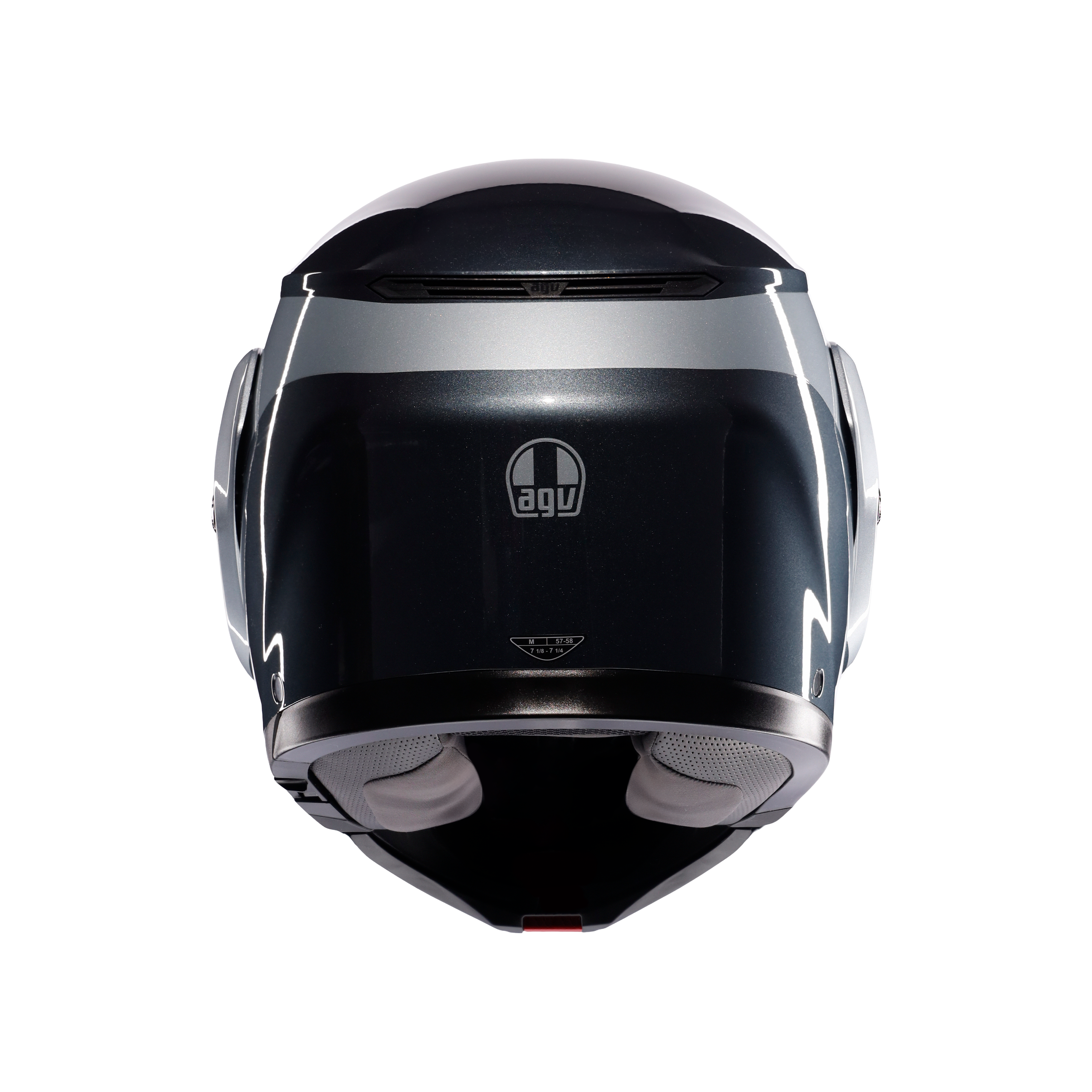 STREETMODULAR LEVICO GREY/SILVER - MOTORBIKE FLIP UP HELMET DOT(E2206) -  - 5