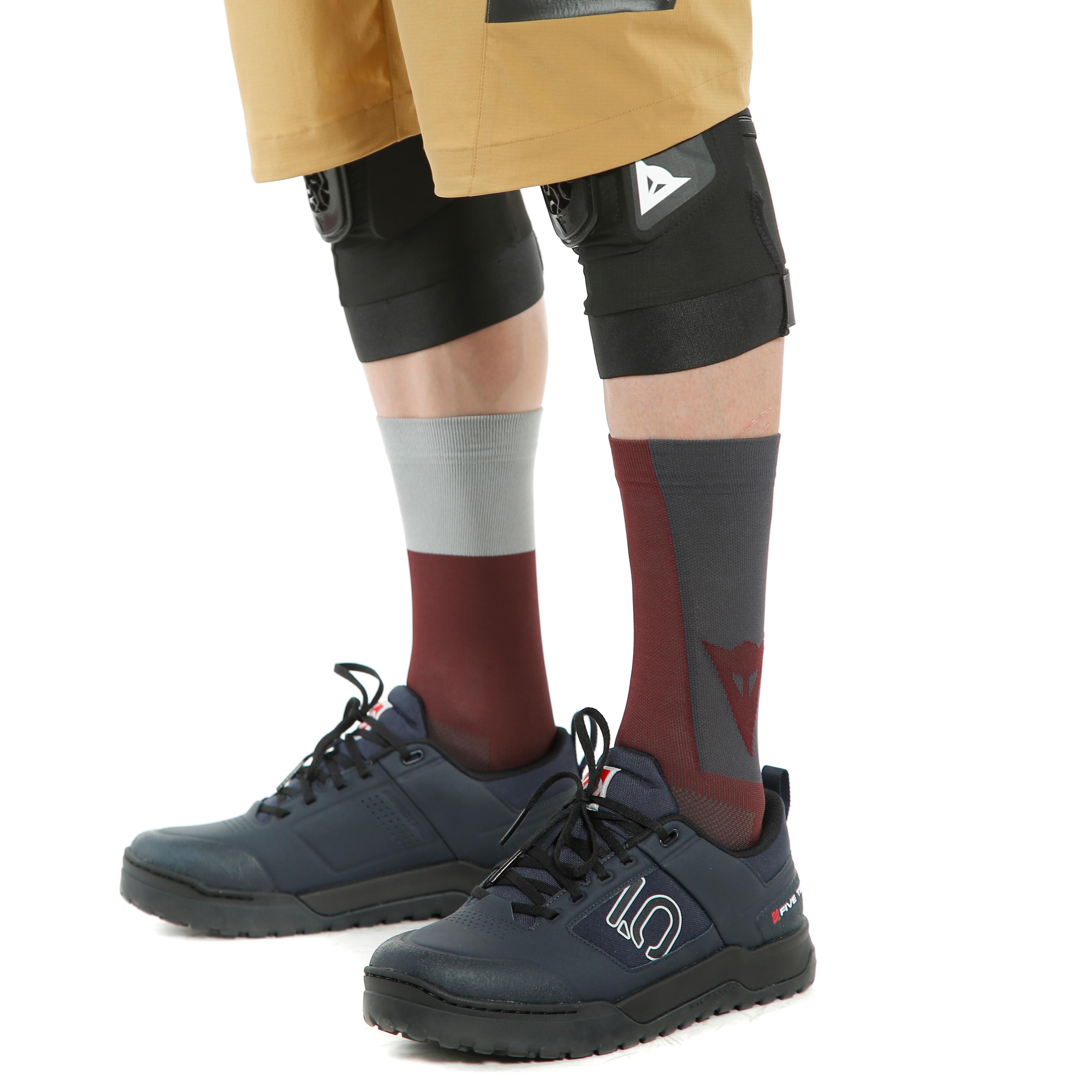 HGL GRASS - REINFORCED BIKE SOCKS - BORDEAUX - 3