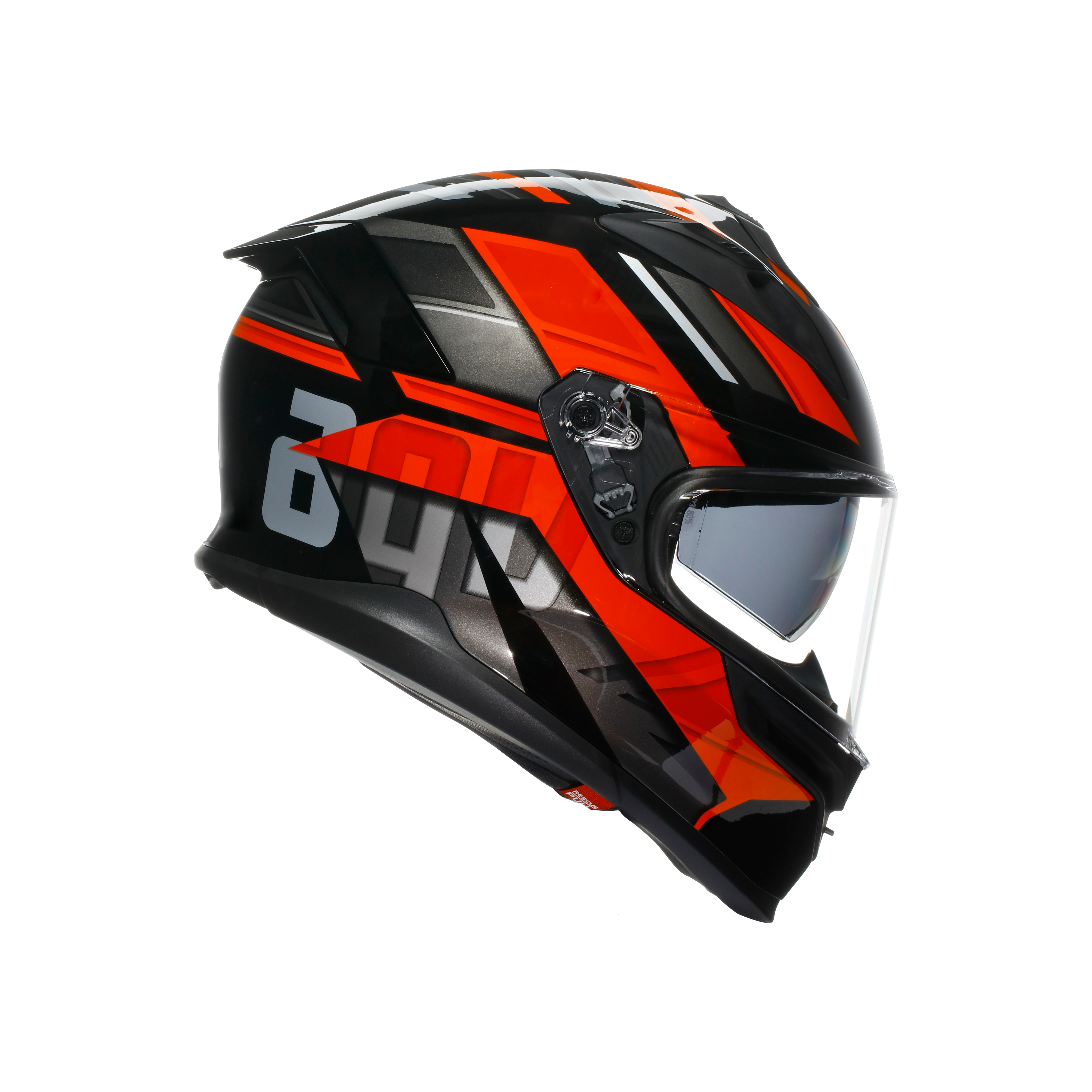 K7 MPLK TAURAX BLACK/RED - MOTORBIKE FULL FACE HELMET DOT (E2206) -  - 3