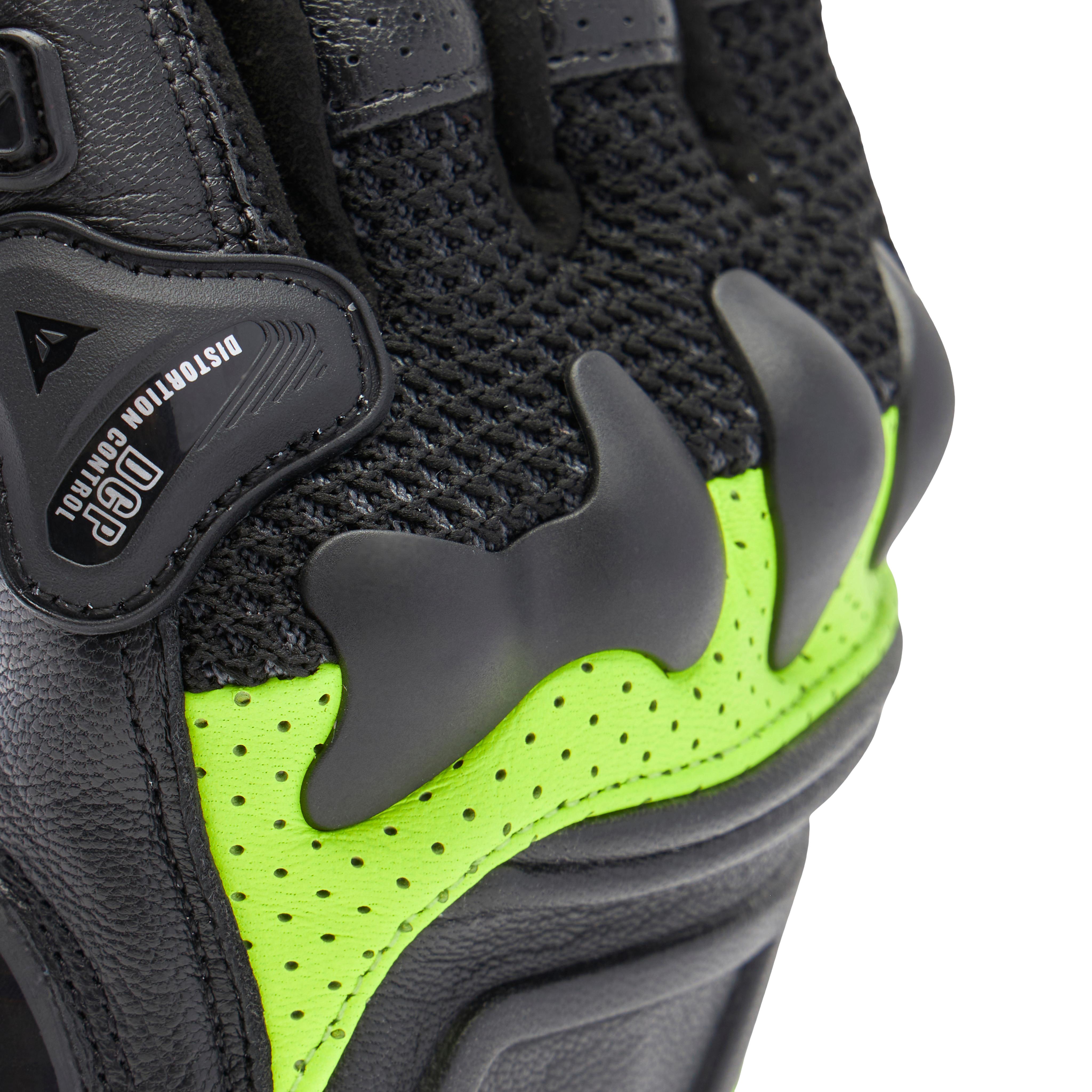 X-RIDE 2 ERGO-TEK - MEN'S MOTORCYCLE GLOVES - BLACK/YELLOW-FLUO - 8