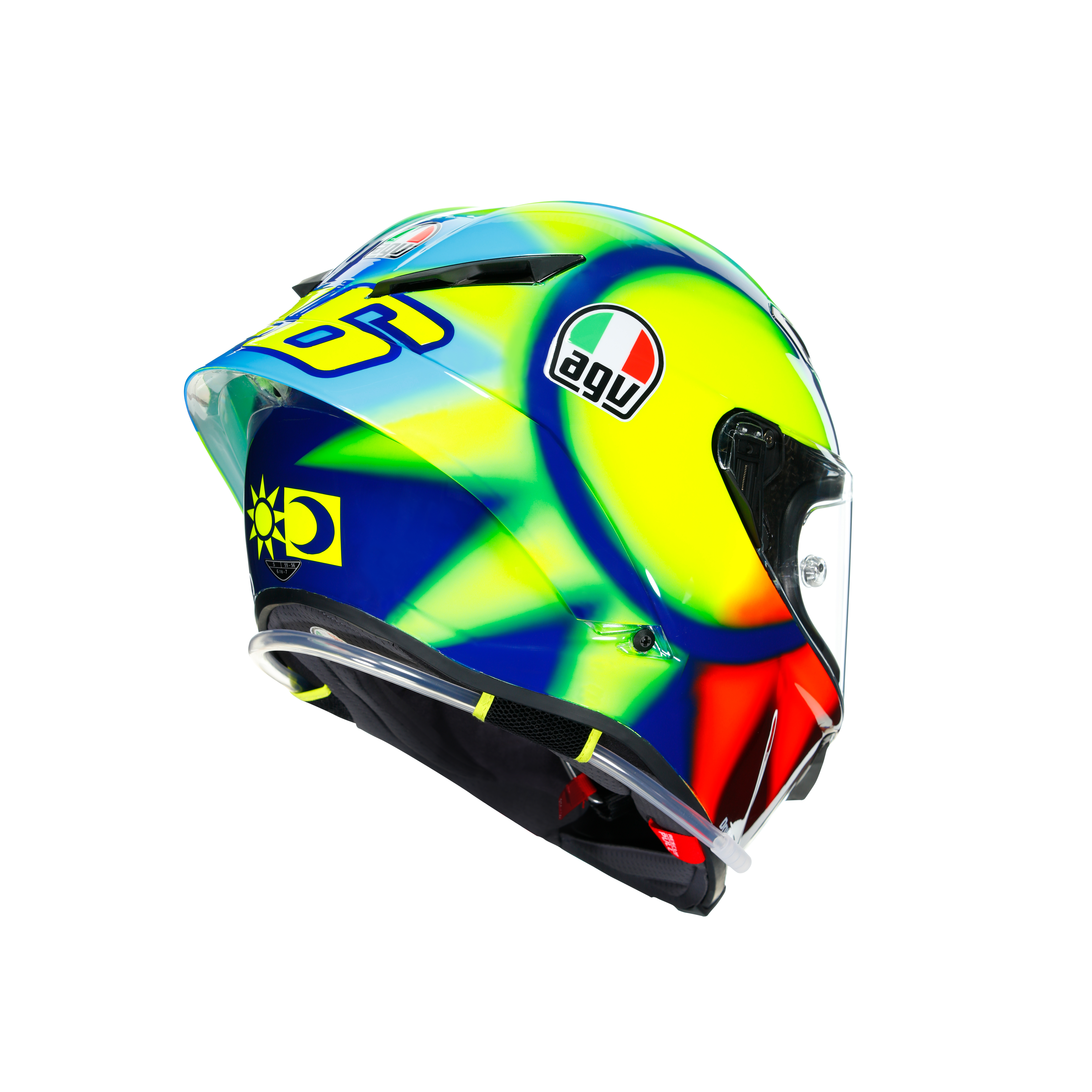 PISTA GP RR MONO WHITE - FULL-FACE MOTORCYCLE HELMET E2206 DOT - SOLELUNA 2021 -  - 6
