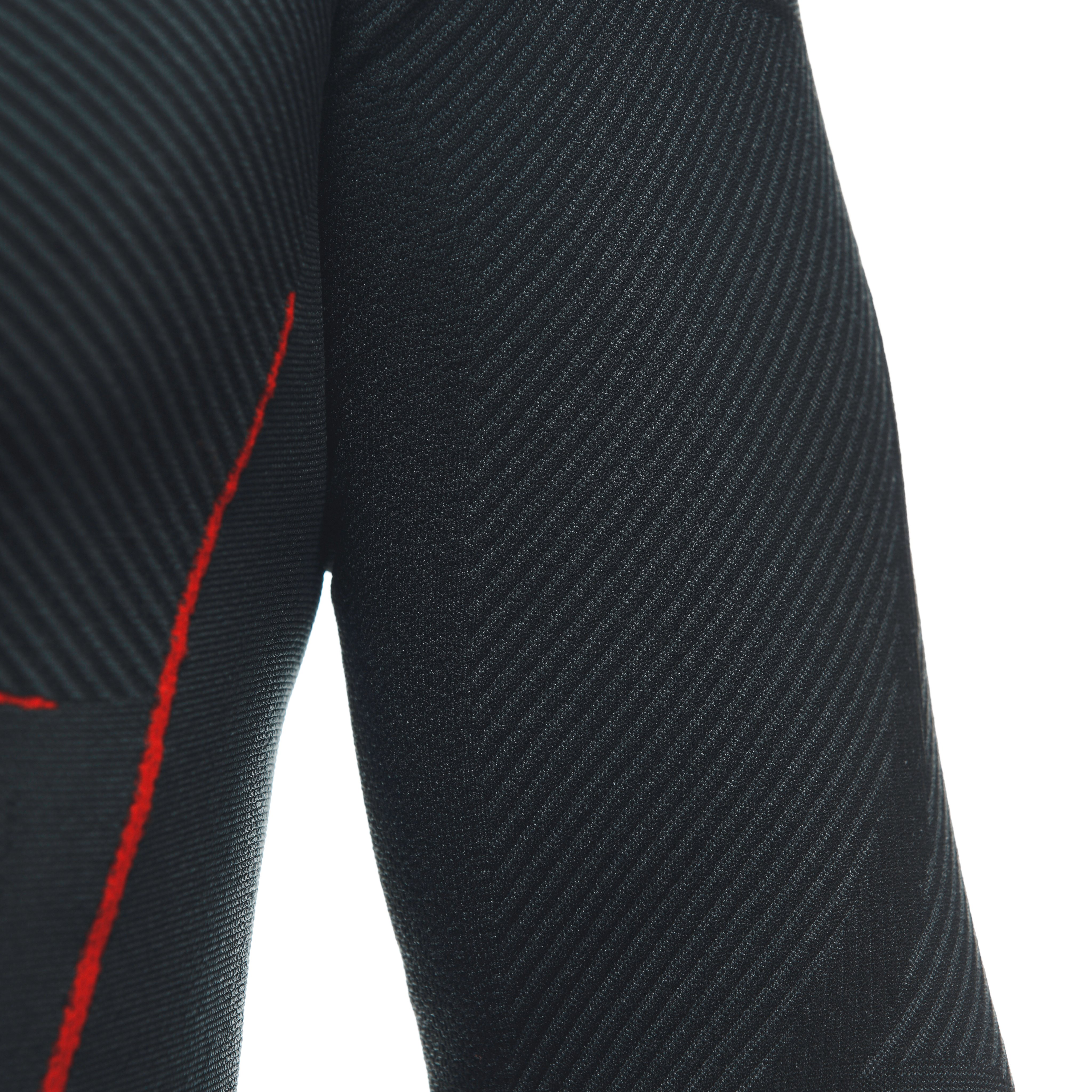 HEREN MOTORFIETS THERMISCH LANGERM T-SHIRT - BLACK/RED - 9