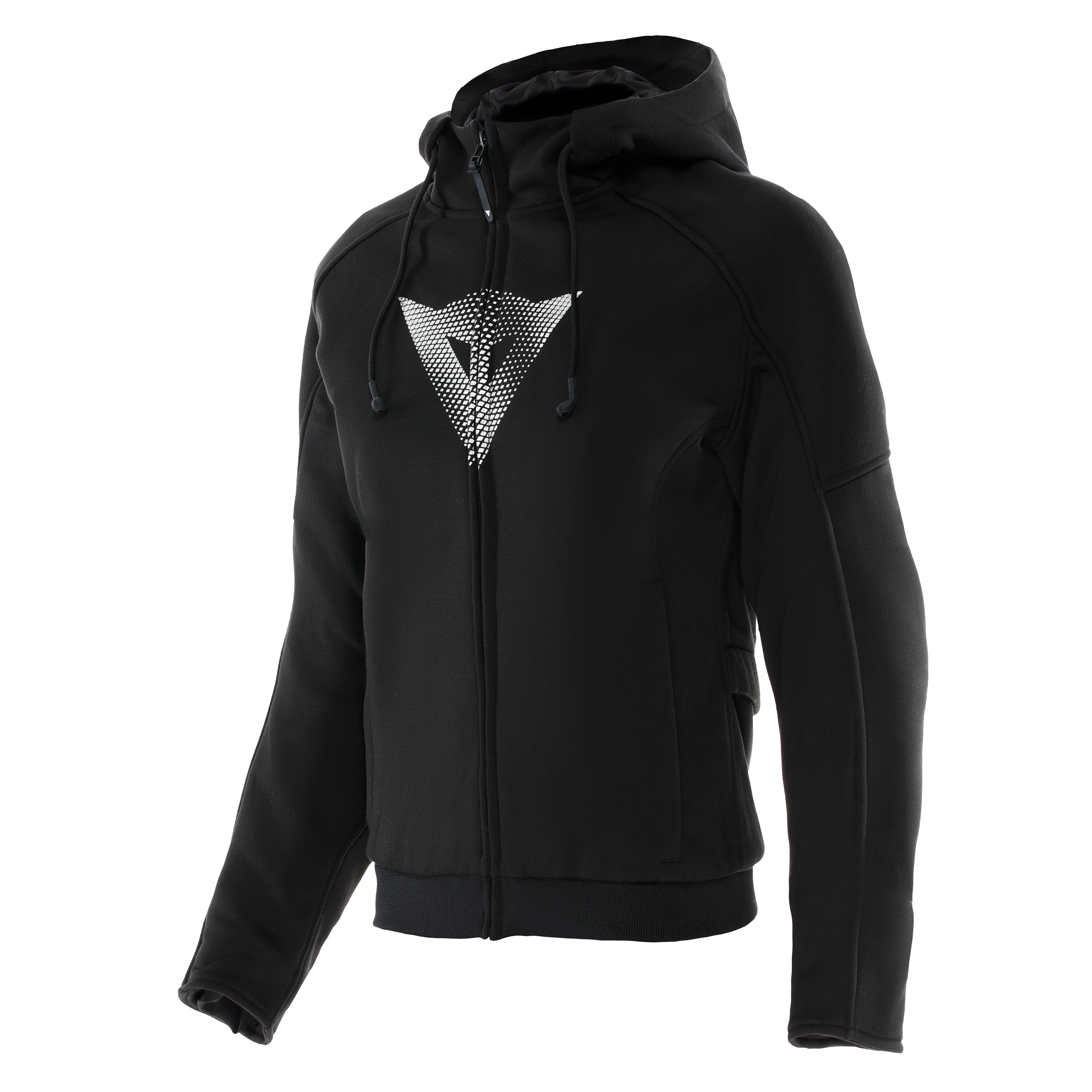DAEMON-X - SWEAT &Agrave; CAPUCHE DE MOTO AVEC PROTECTIONS FEMME - BLACK - 1
