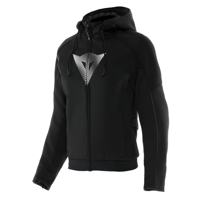 Dainese Women's Black - Daemon-X - Motorcycle Hoodie Full - Textile - 48