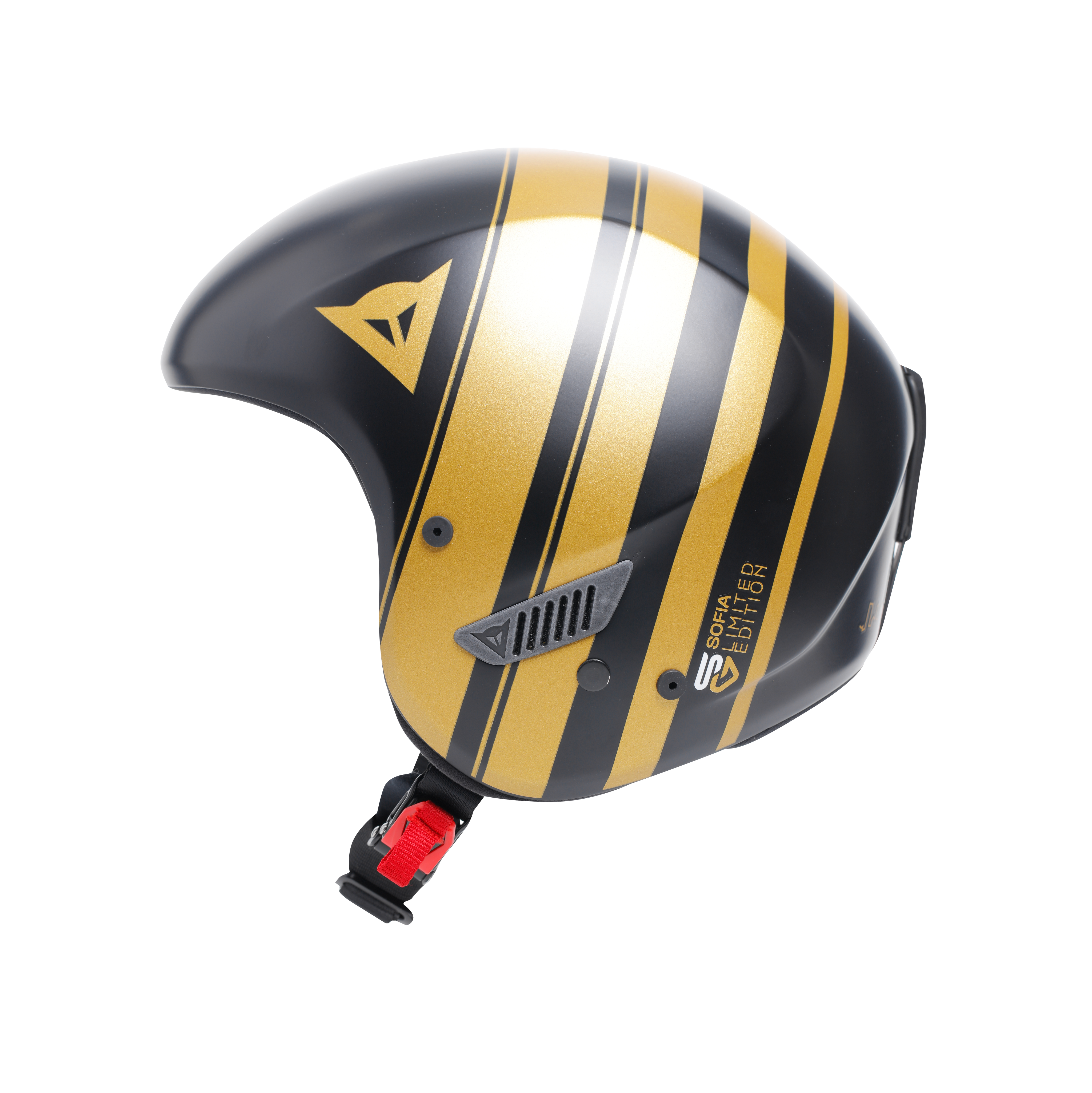 R001 REPLICA SOFIA GOGGIA SKI HELMET - BLACK/GOLD - 4