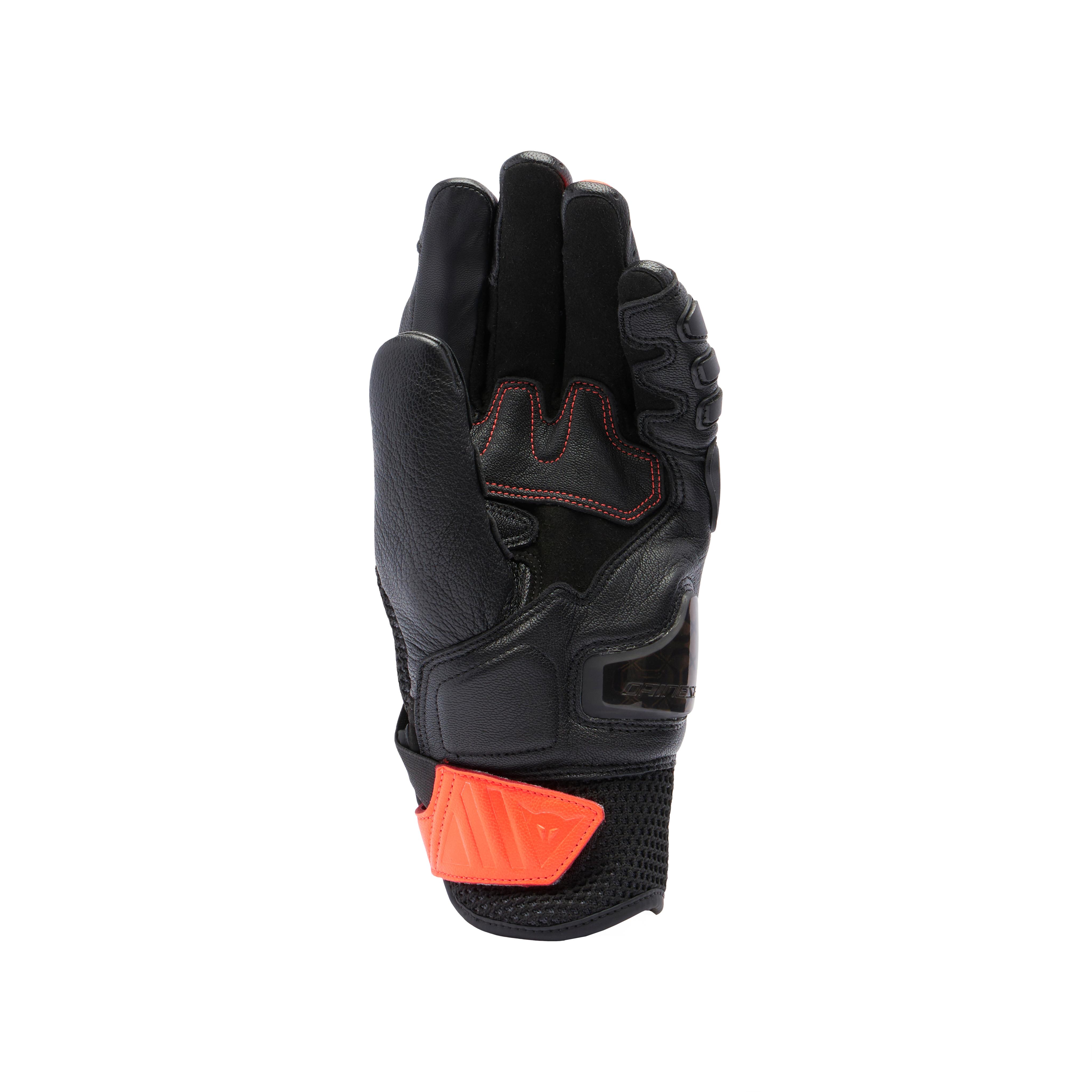 X-RIDE 2 ERGO-TEK - MEN'S MOTORCYCLE GLOVES - BLACK/RED FLUO - 3