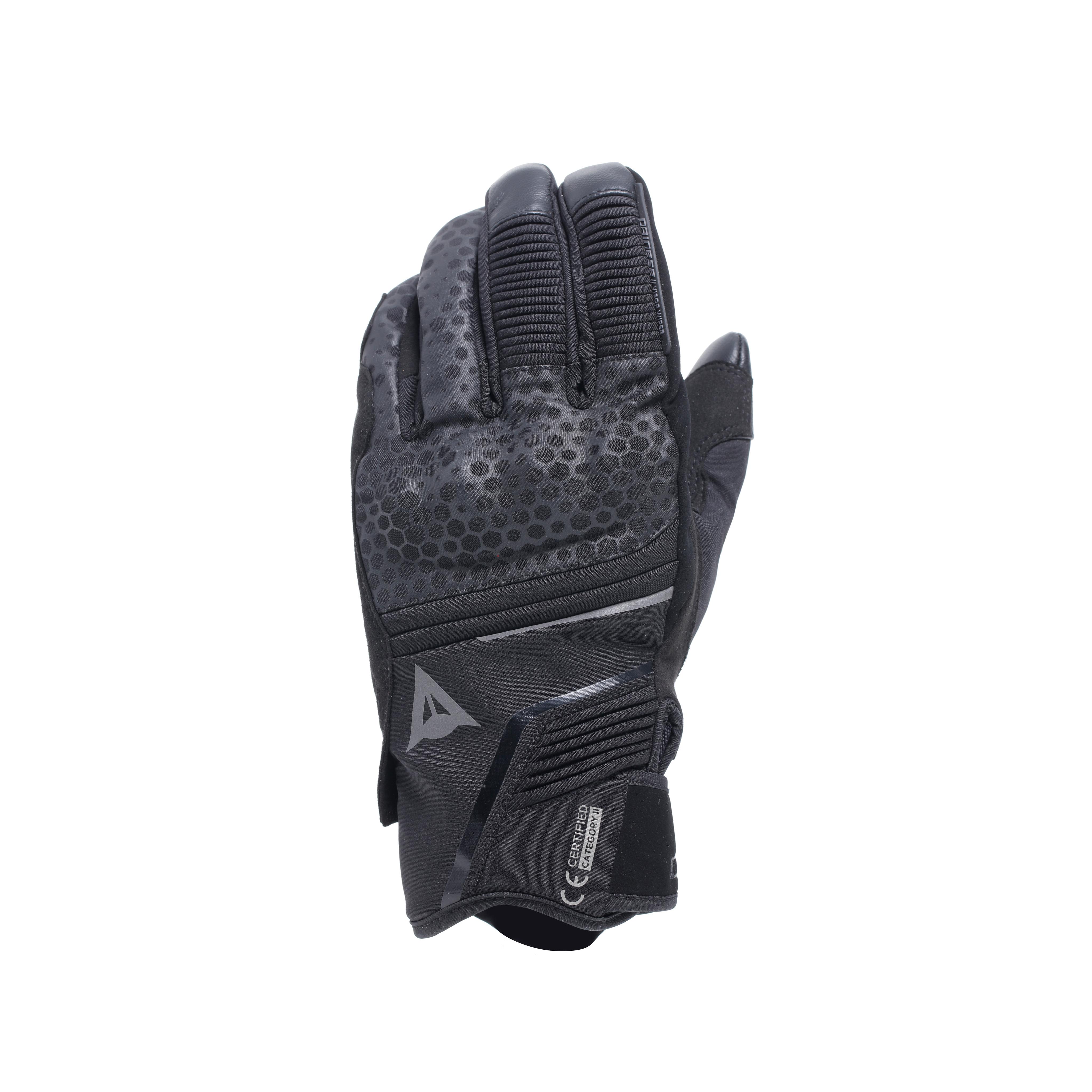 TEMPEST 2 D-DRY&reg;- MEN'S WATERPROOF MOTORCYCLE GLOVES (SHORT) - BLACK - 1