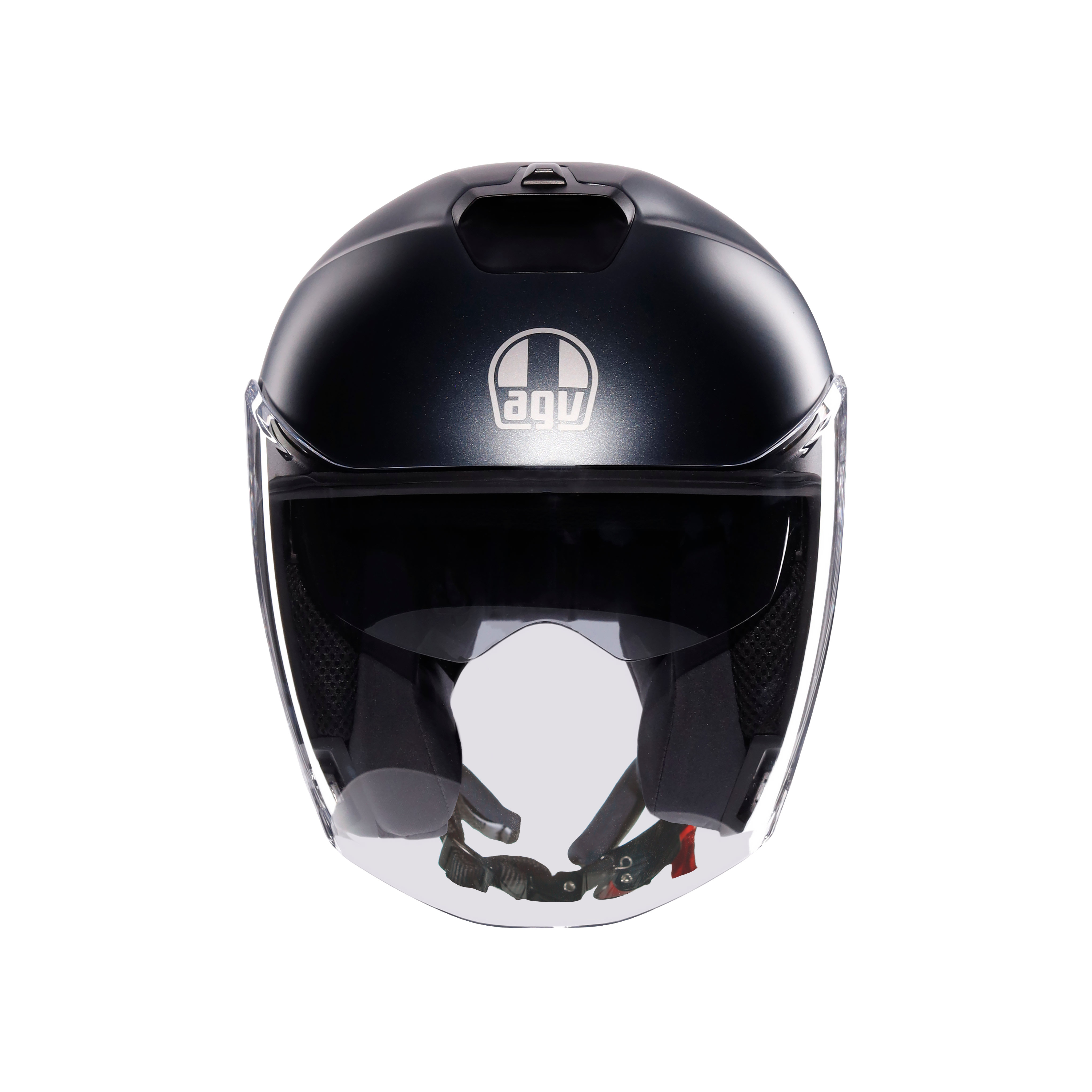 IRIDES MONO MATT ARDESIA GREY - MOTORBIKE OPEN FACE HELMET E2206 -  - 2