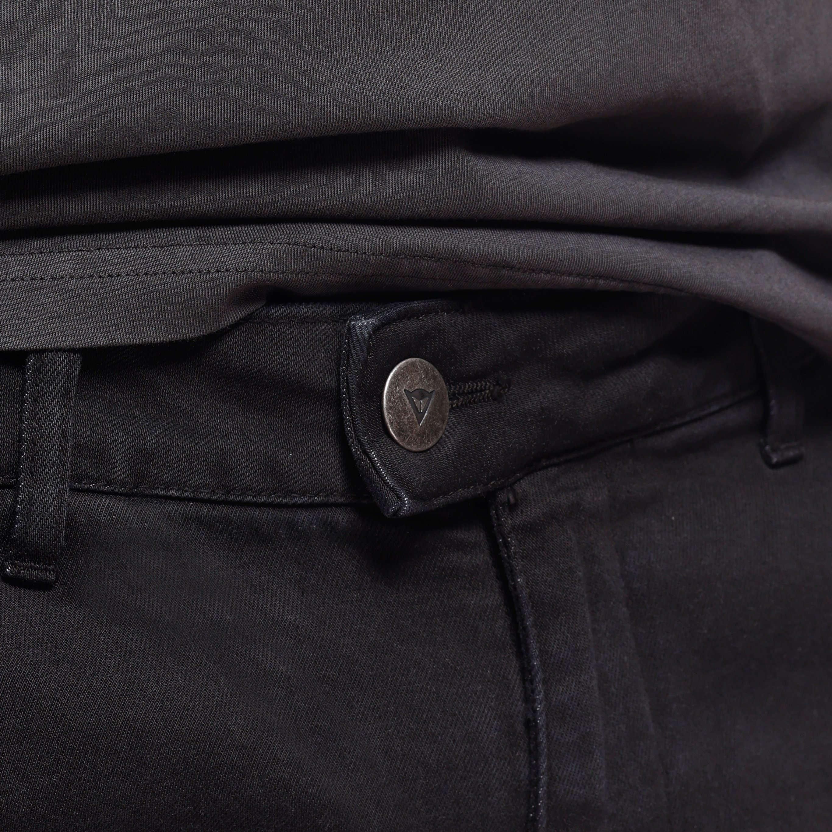 CHINOS - MEN TAPERED MOTORCYCLE PANTS - BLACK - 5