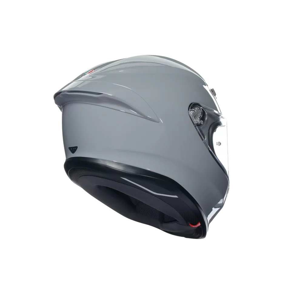 agv k6 s nardo grey Lightweight premium helmet in matte grey TGP MotoRacing face road helmet that combines lightness Nardo Grey Agv K6 Tinted