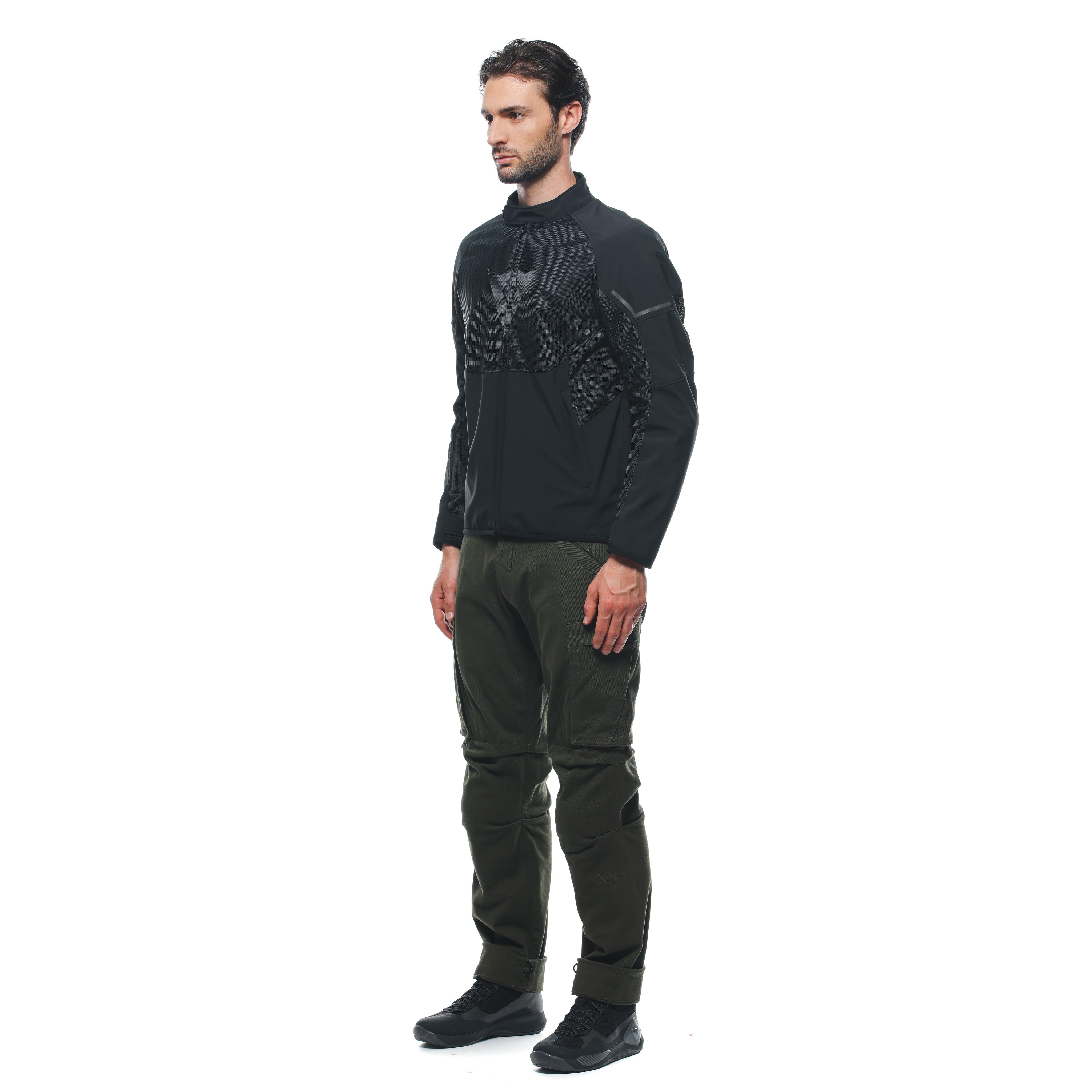 IGNITE AIR TEX - GIACCA MOTO ESTIVA IN TESSUTO UOMO - BLACK/BLACK/GREY-REFLEX - 4
