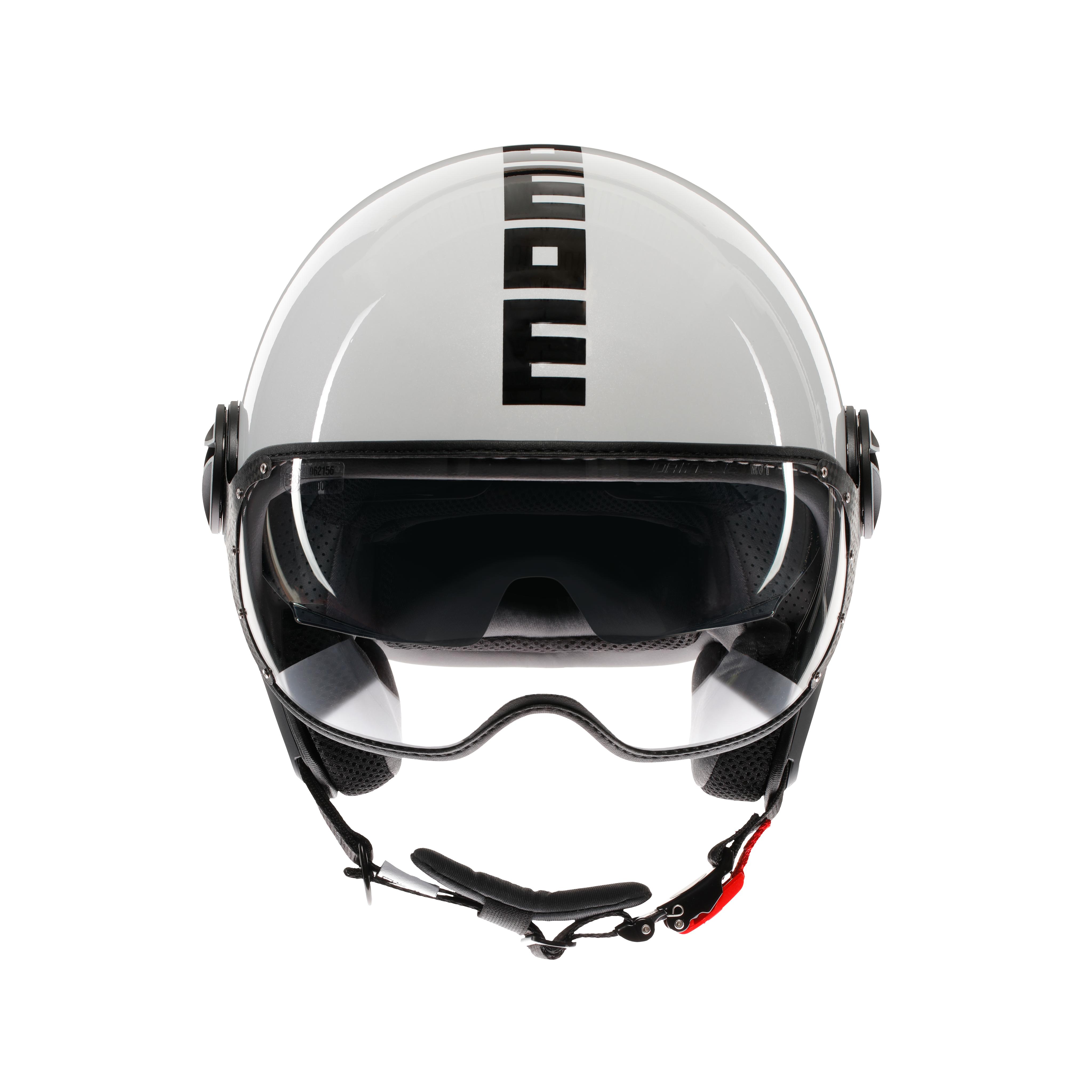 MOMODESIGN FGTR EVO WEISS QUARZ / SCHWARZ - JET-HELM MIT DOPPELVISIER E2206 -  - 2