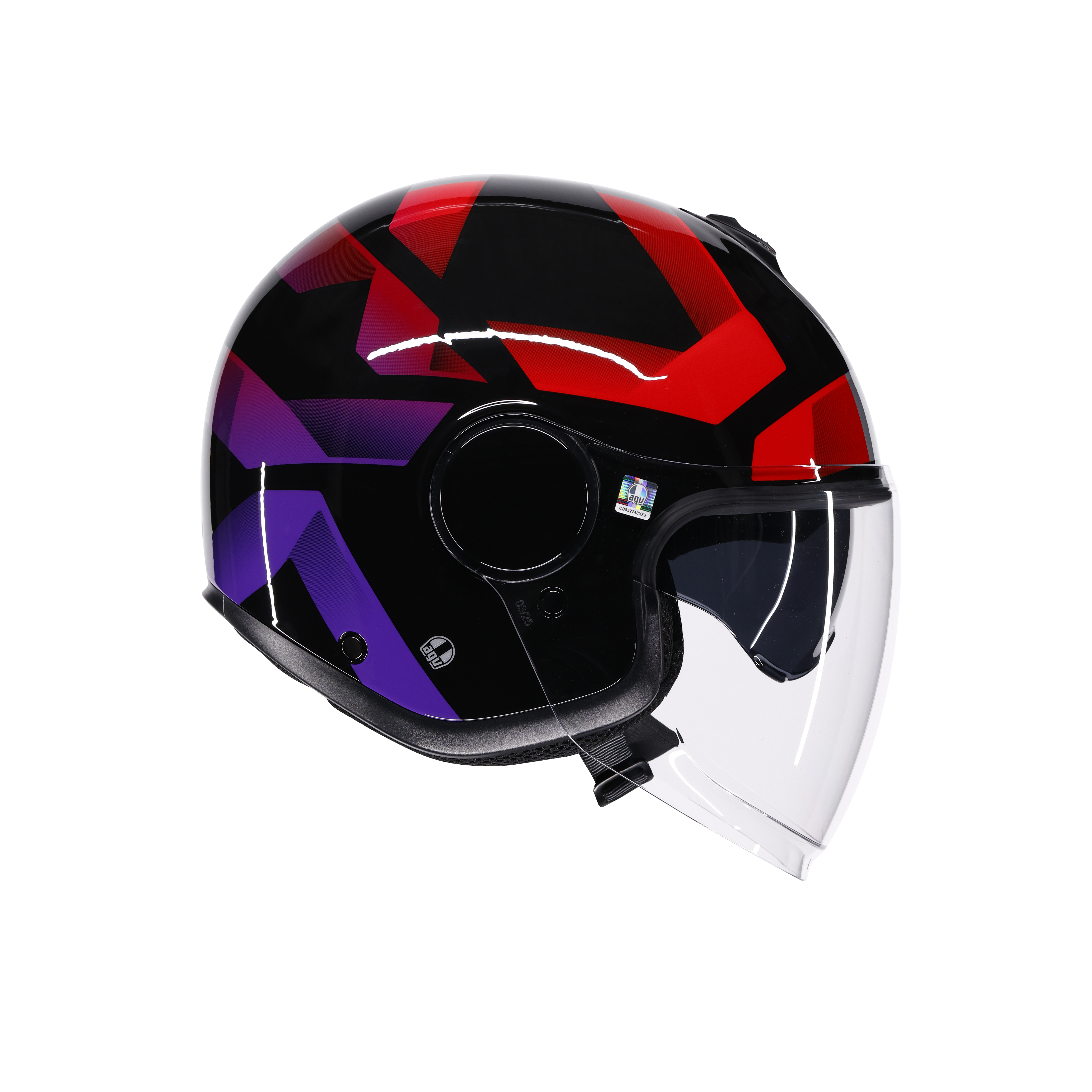 ETERES AGV E2206 - CAMOGLI BLACK/RED/PURPLE -  - 3