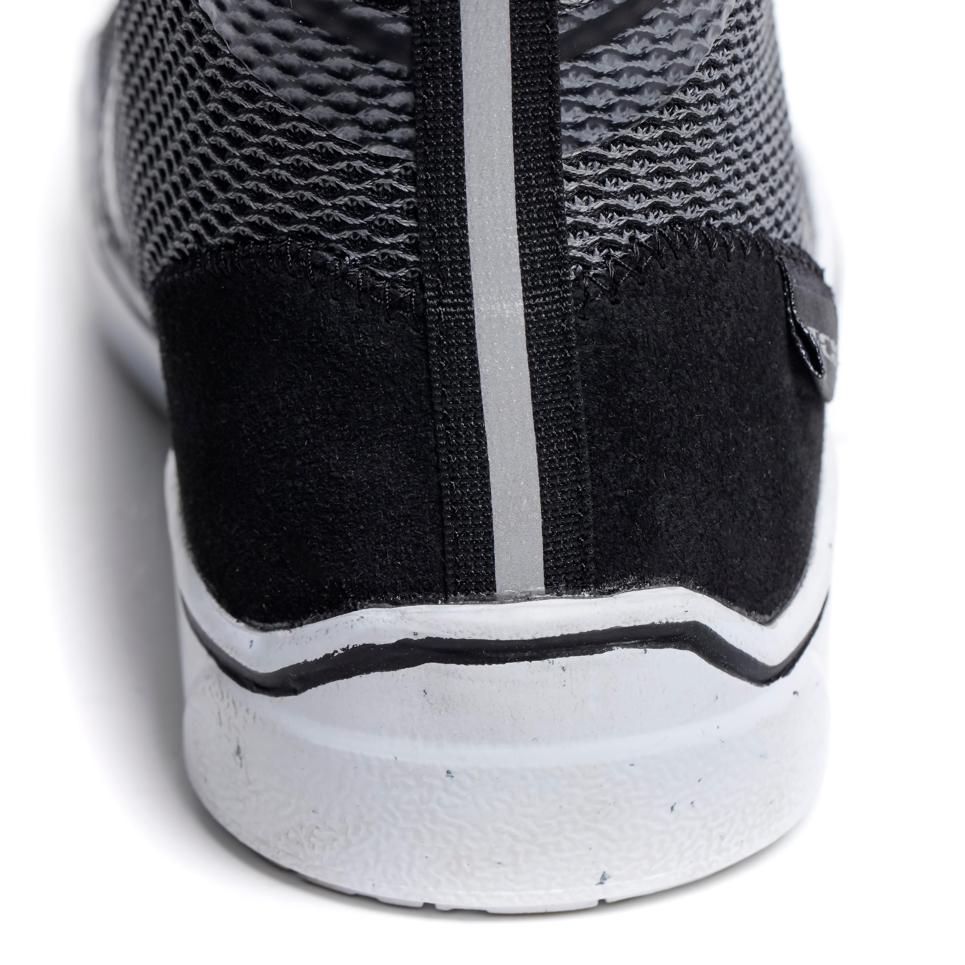 IKASU AIR WOMEN'S SUMMER MOTORCYCLE SHOES - BLACK/GREY/WHITE -  - 11