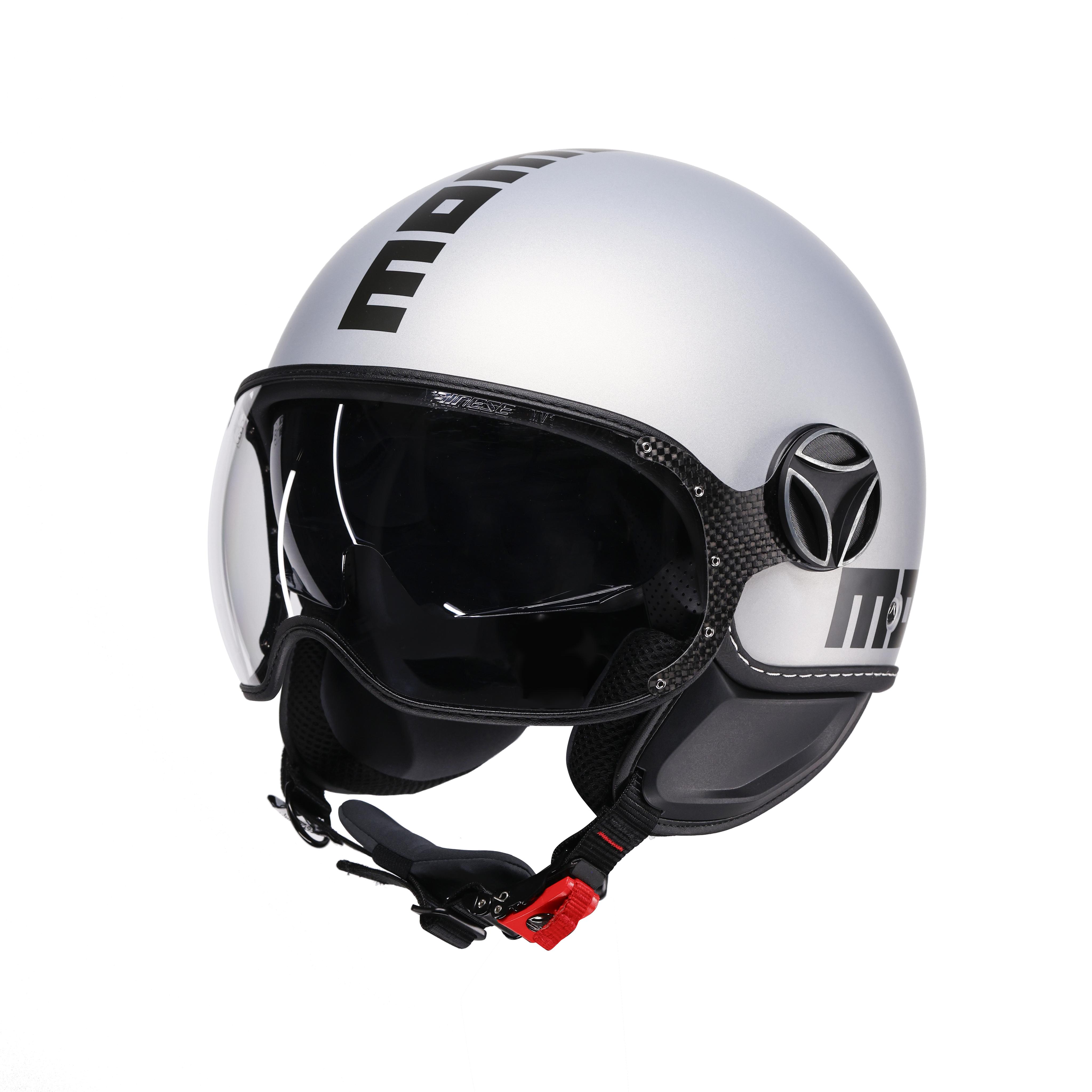 MOMODESIGN FGTR EVO - JET-HELM MIT DOPPELVISIER E2206 - MONO MATT GREY/CERULEAN GREY -  - 6