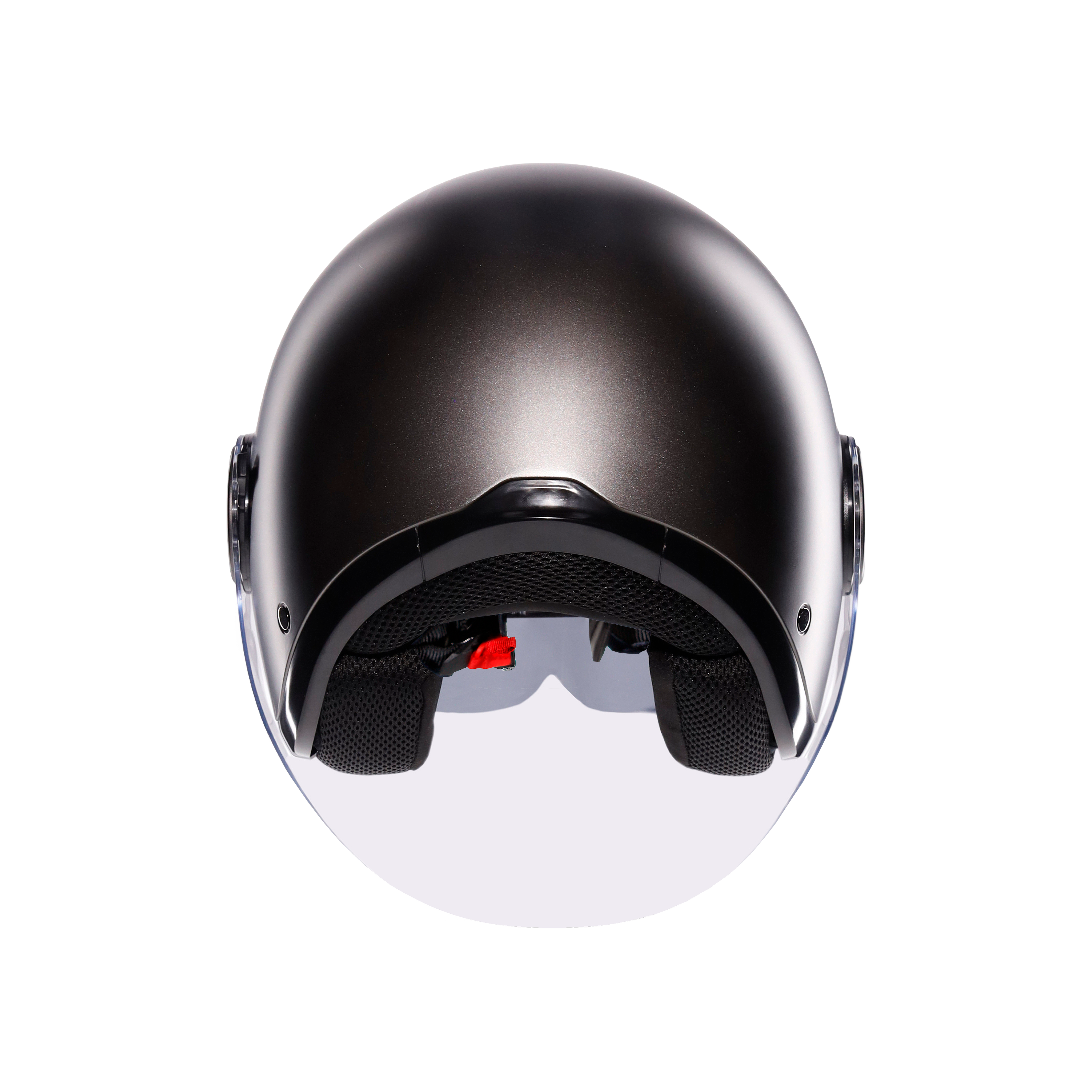 ETERES MONO MATT ASFALTO GREY - CASQUE MOTO JET E2206 -  - 5