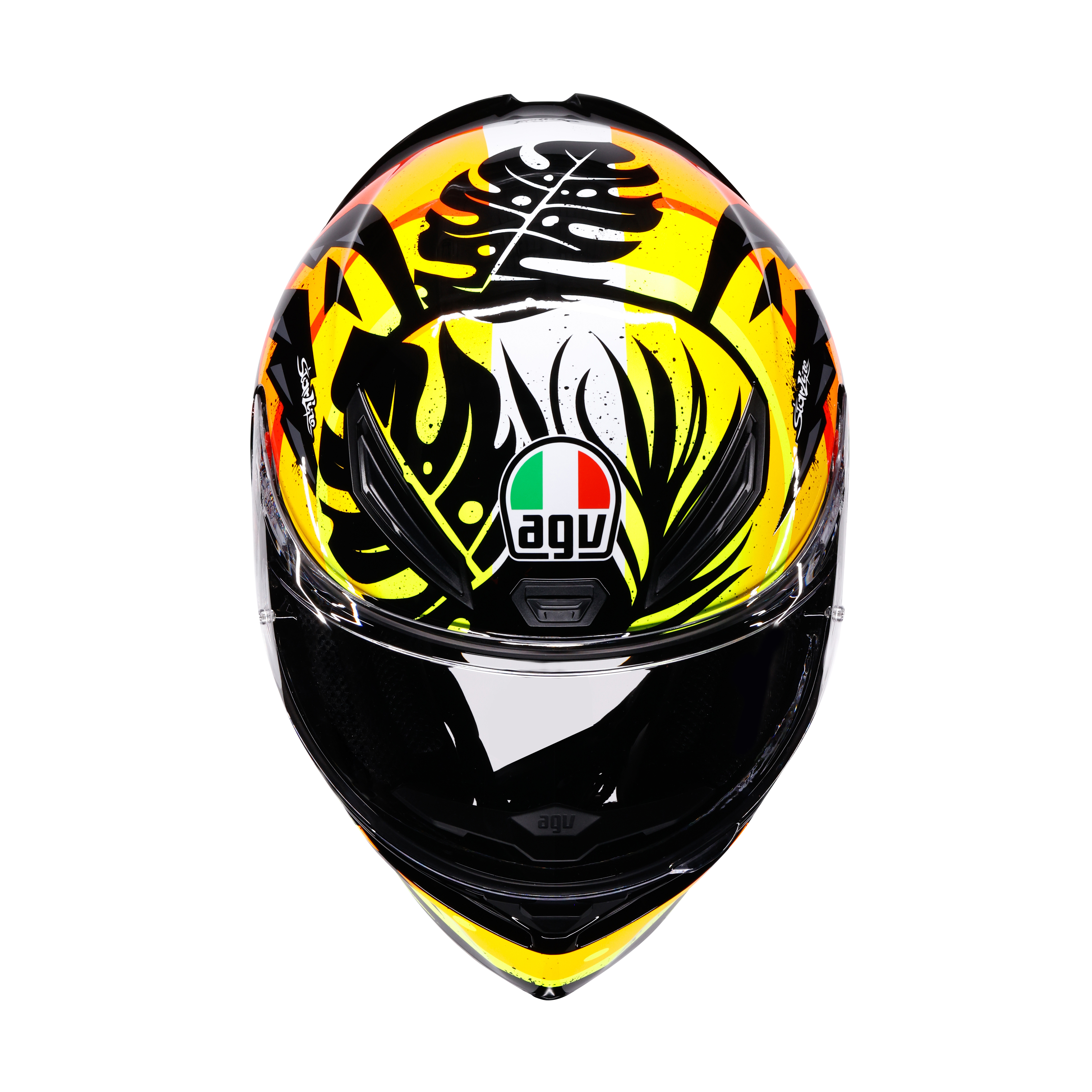 K1 S TROPICRUSH BLACK/ORANGE - CASQUE MOTO INT&Eacute;GRAL E2206 -  - 7