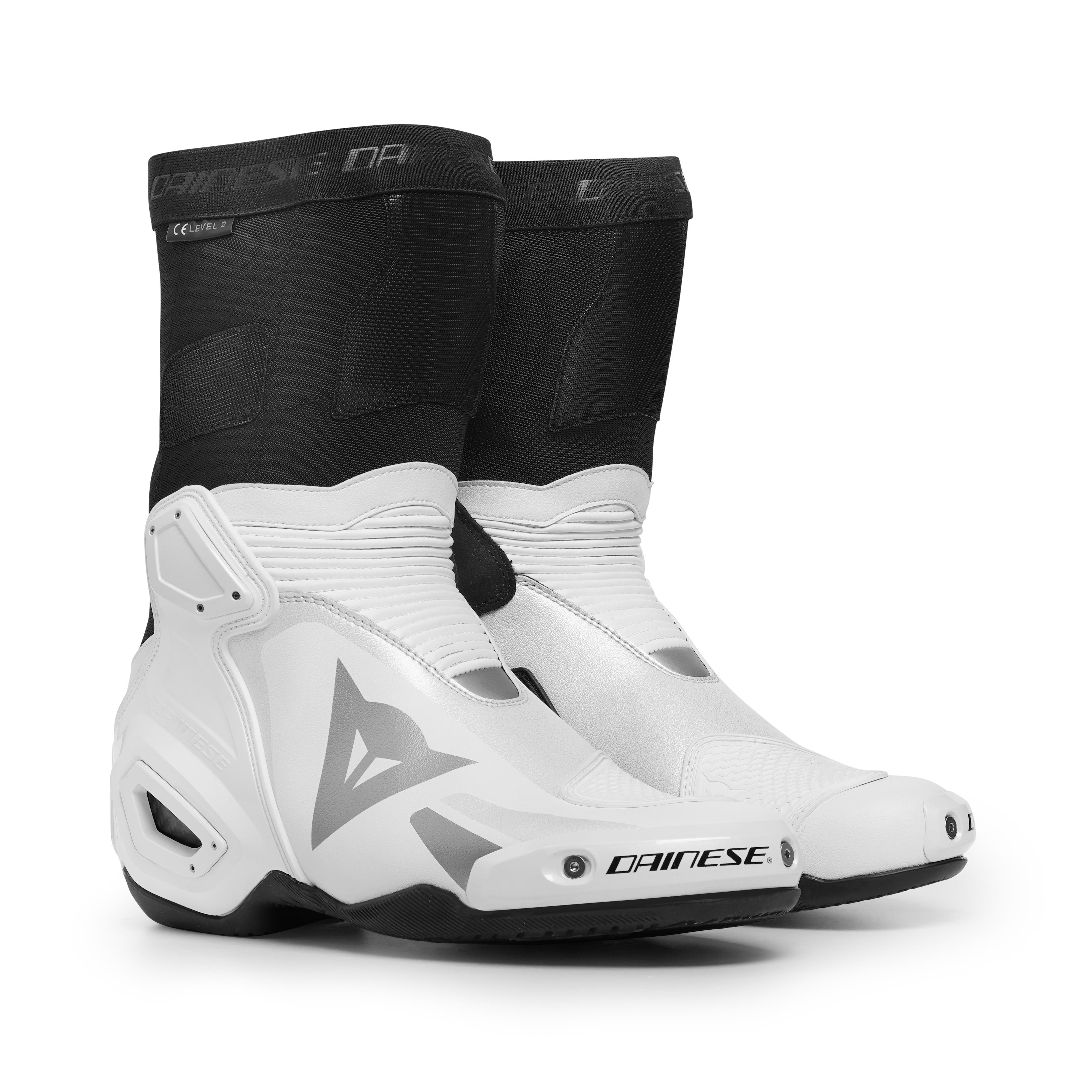 AXIAL 2 - MOTORCYCLE BOOTS MEN - WHITE/SILVER/ANTHRACITE - 1