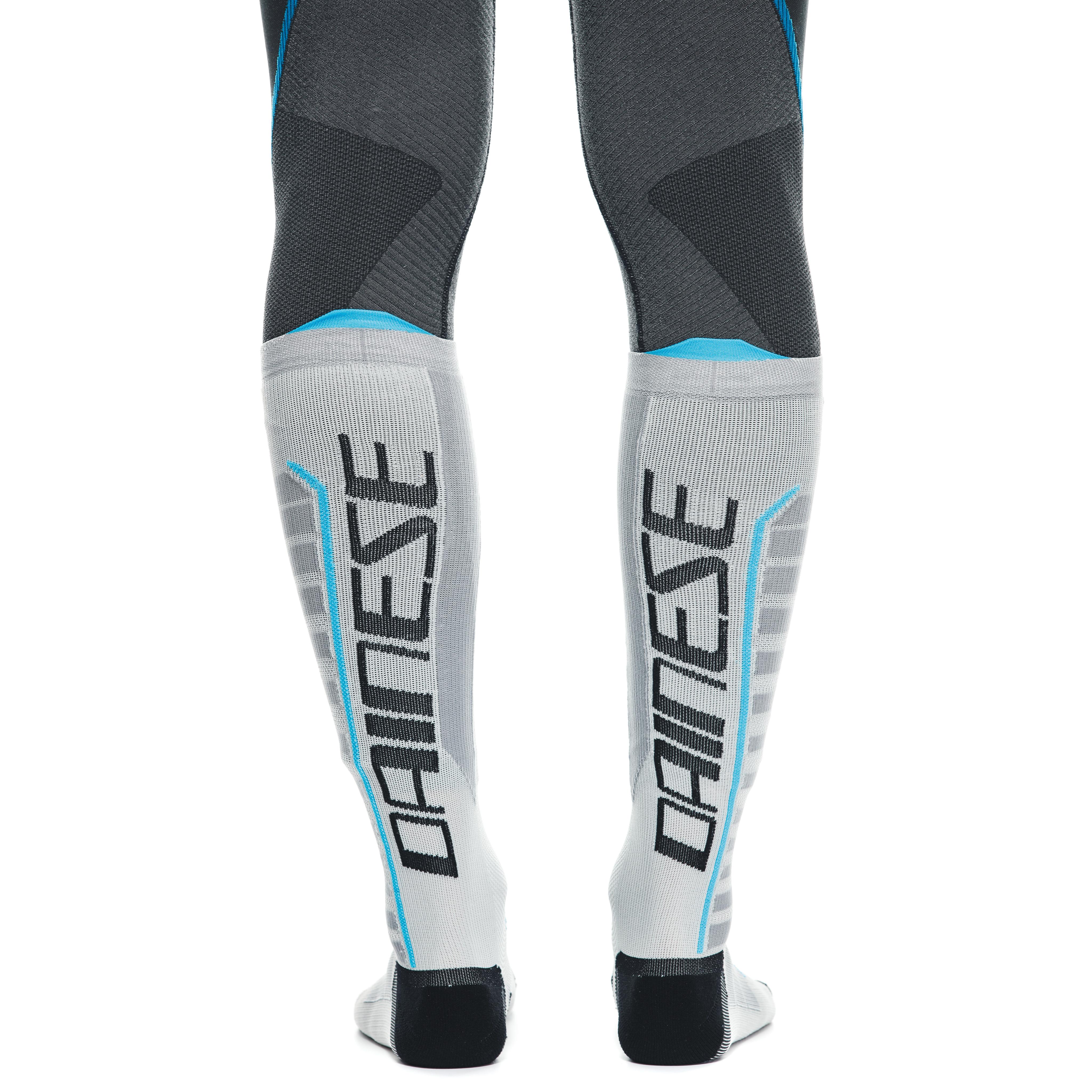 TECHNICAL MOTORCYCLE LONG SOCKS UNISEX - BASE LAYER SUMMER - BLACK/BLUE - 4