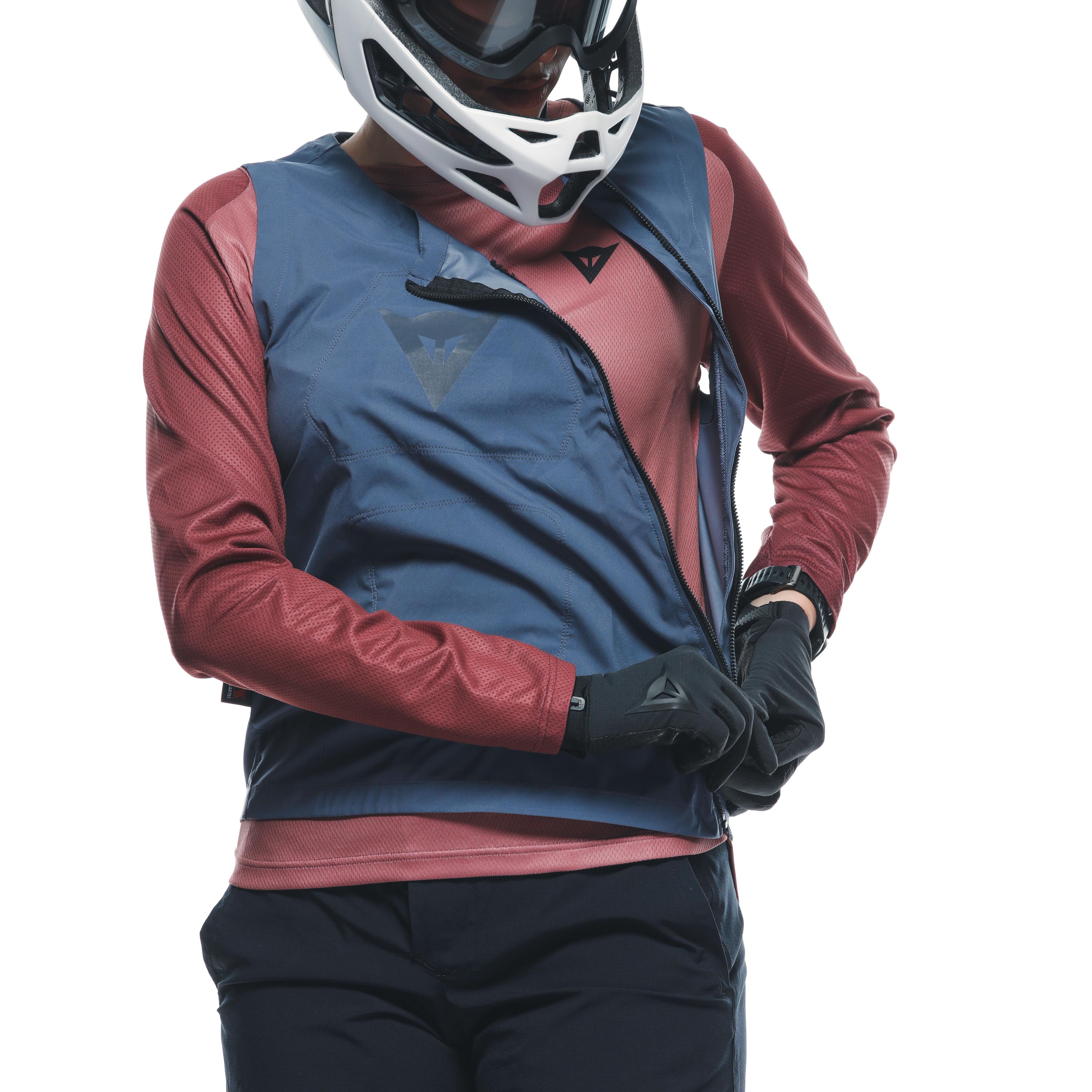 HGC HYBRID - WOMEN'S WINDPROOF BIKE VEST - DARK-GRAY - 6