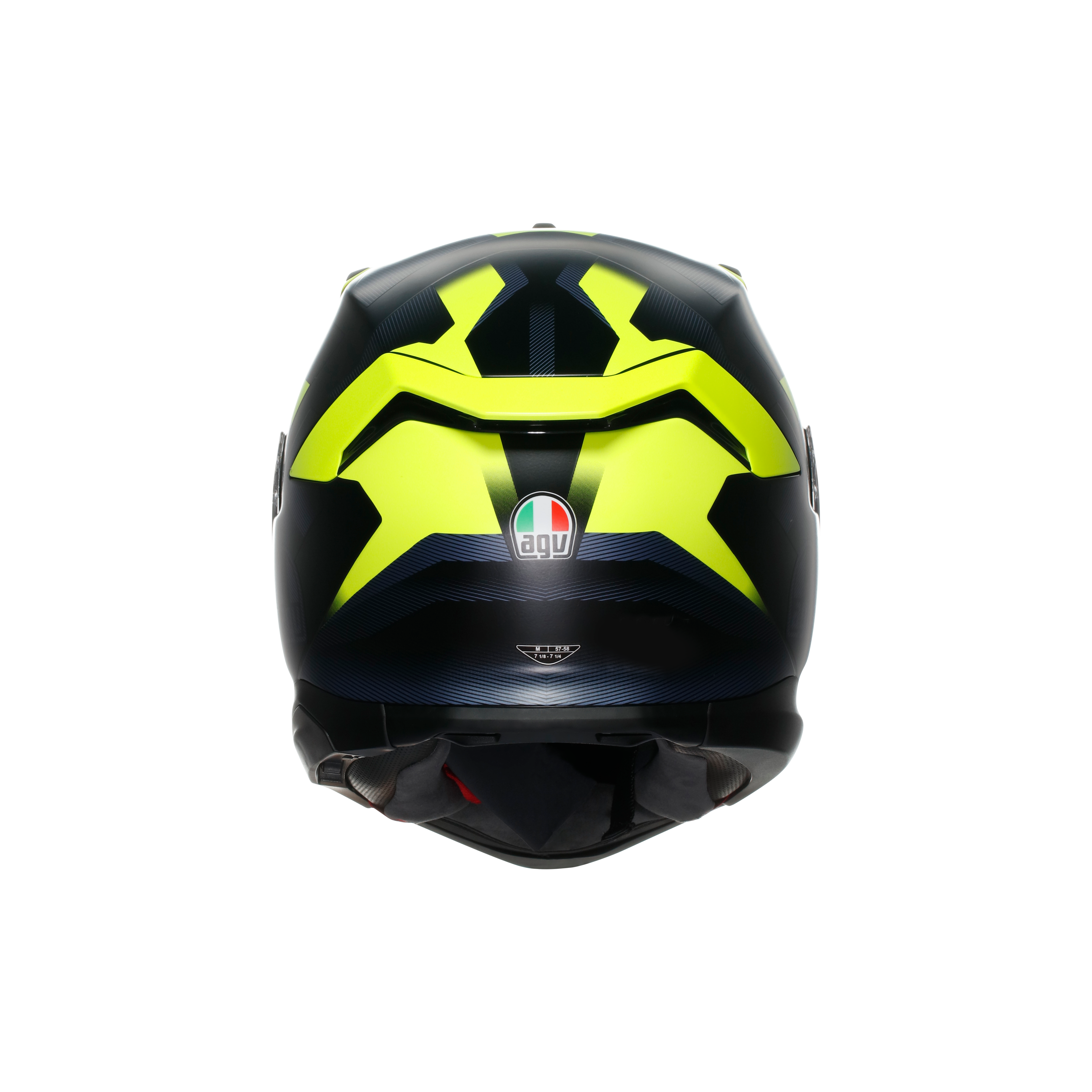 K7 MPLK GLIMPSE MATT BLACK/YELLOW FLUO - CASQUE MOTO INT&Eacute;GRAL E2206 -  - 5