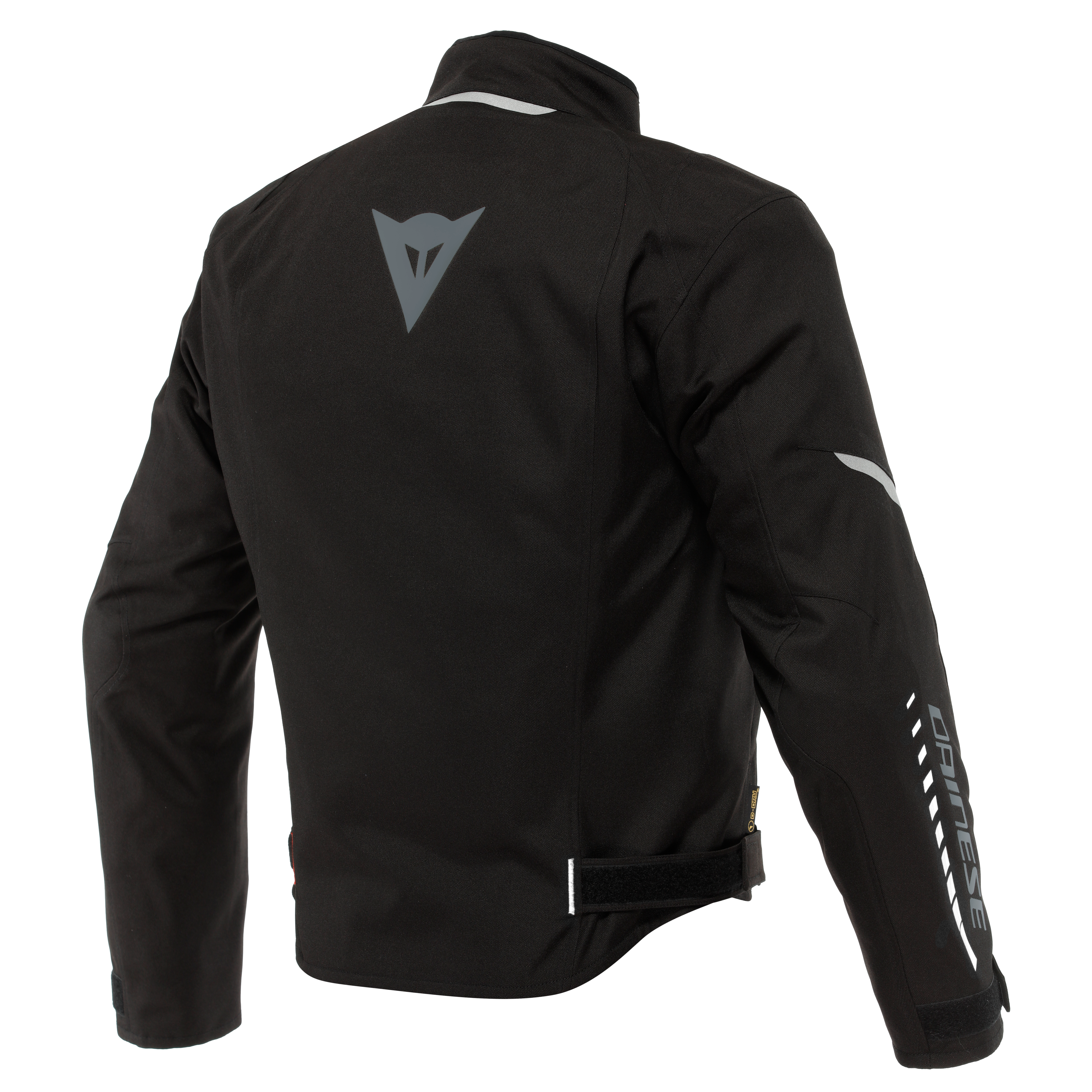 VELOCE D-DRY&reg;- MEN'S WATERPROOF MOTORCYCLE JACKET - BLACK/CHARCOAL-GRAY/WHITE - 2