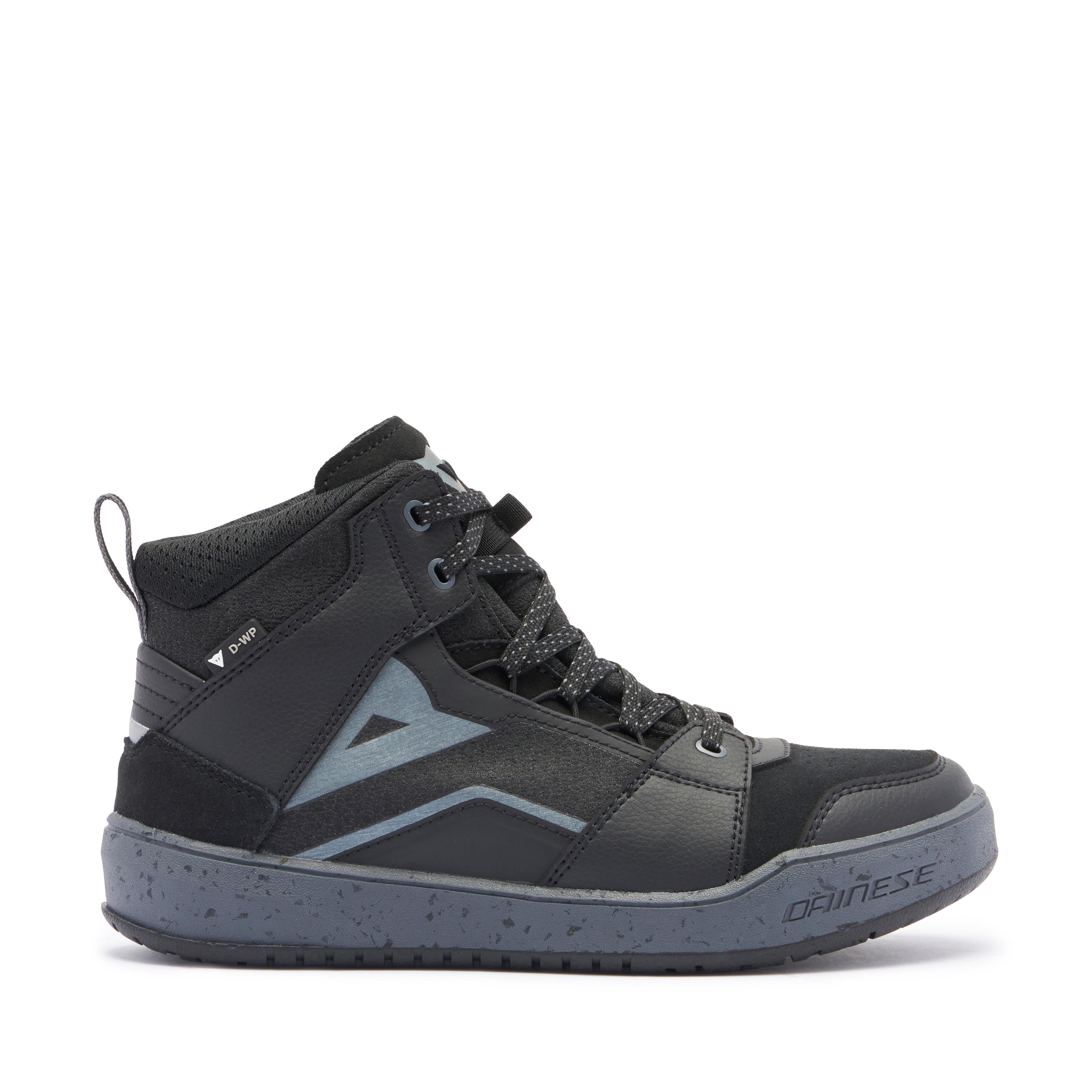 SUBURB D-WP - SCARPE MOTO IMPERMEABILI DONNA - BLACK/IRON GATE/METAL - 2