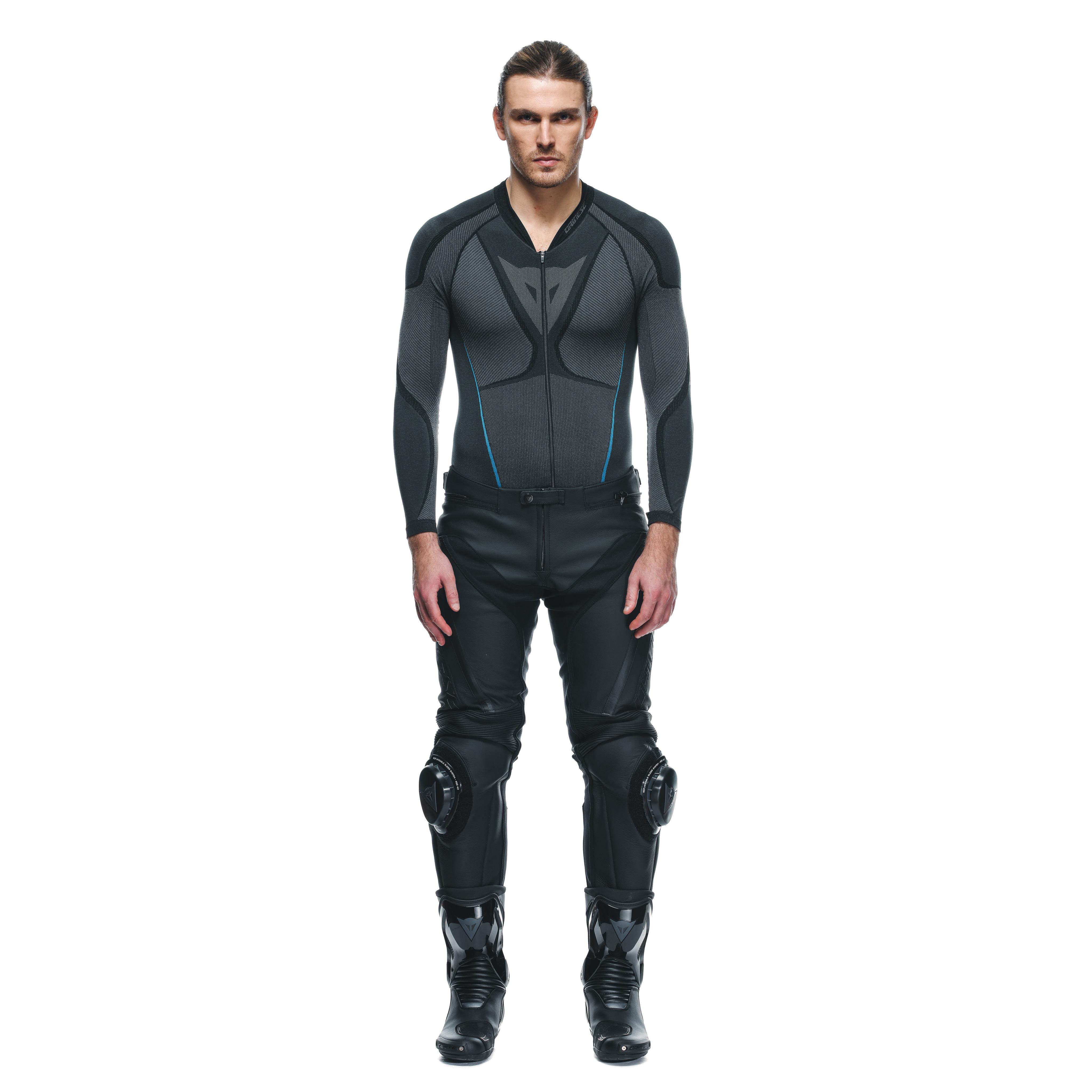 DELTA 4 S/T LEATHER PANTS - BLACK/BLACK - 3