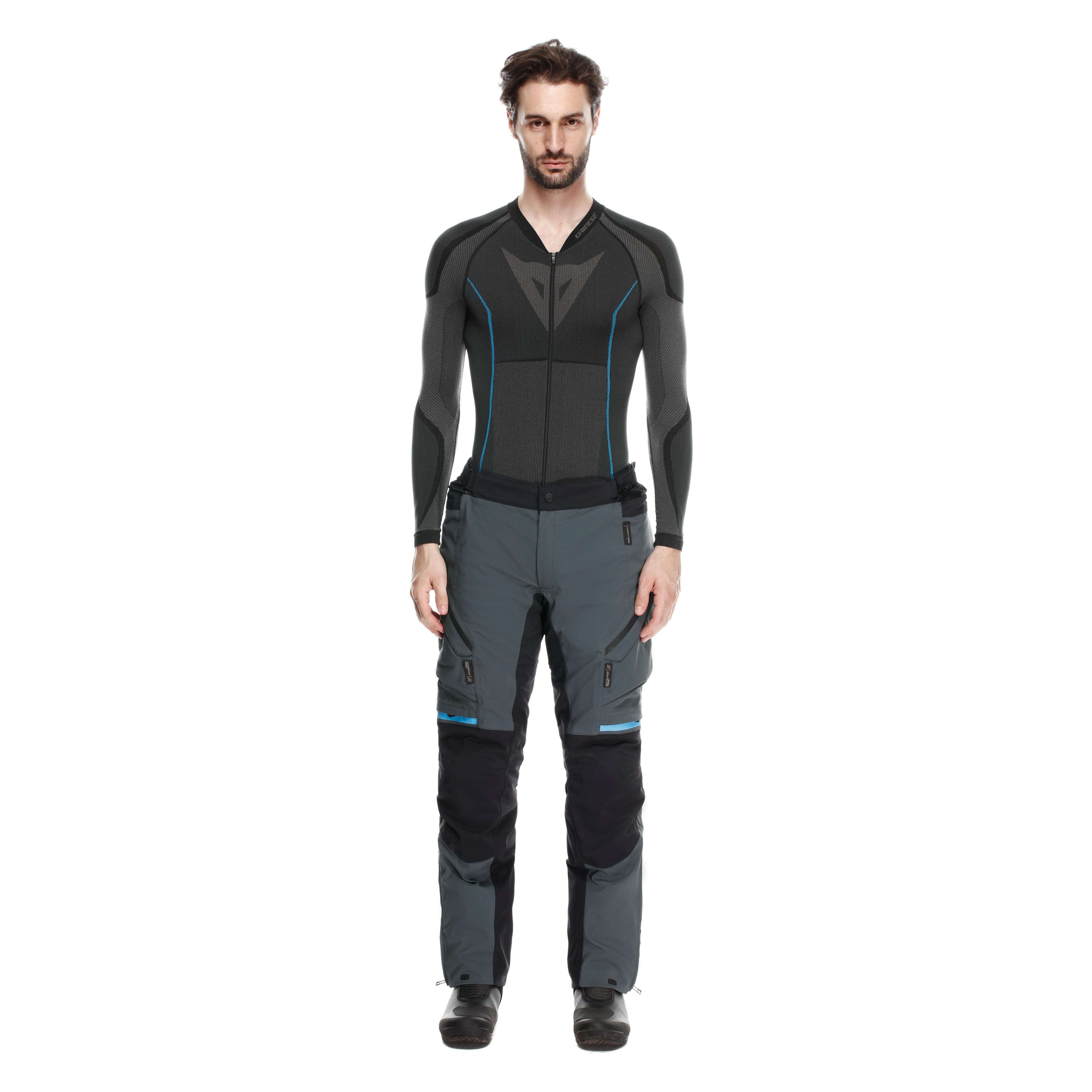 MANGEN ABS&Oslash;LUTESHELL&trade; PRO - MEN TOURING MOTORCYCLE PANTS - EBONY/BLACK - 10