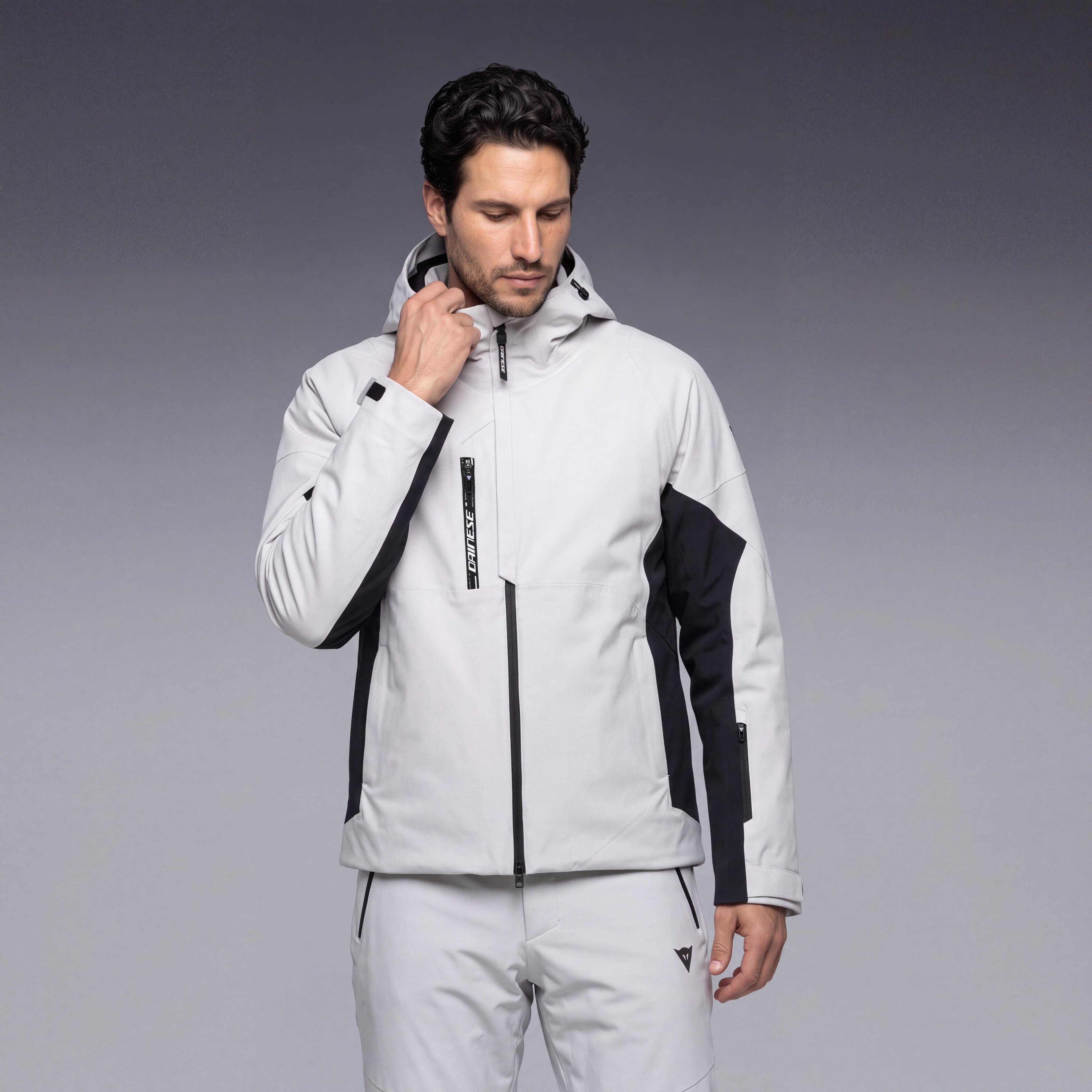 MEN'S ETRA AEROSENSE-DRY CORE READY SKI JACKET - GREY/STRETCH LIMO - 3