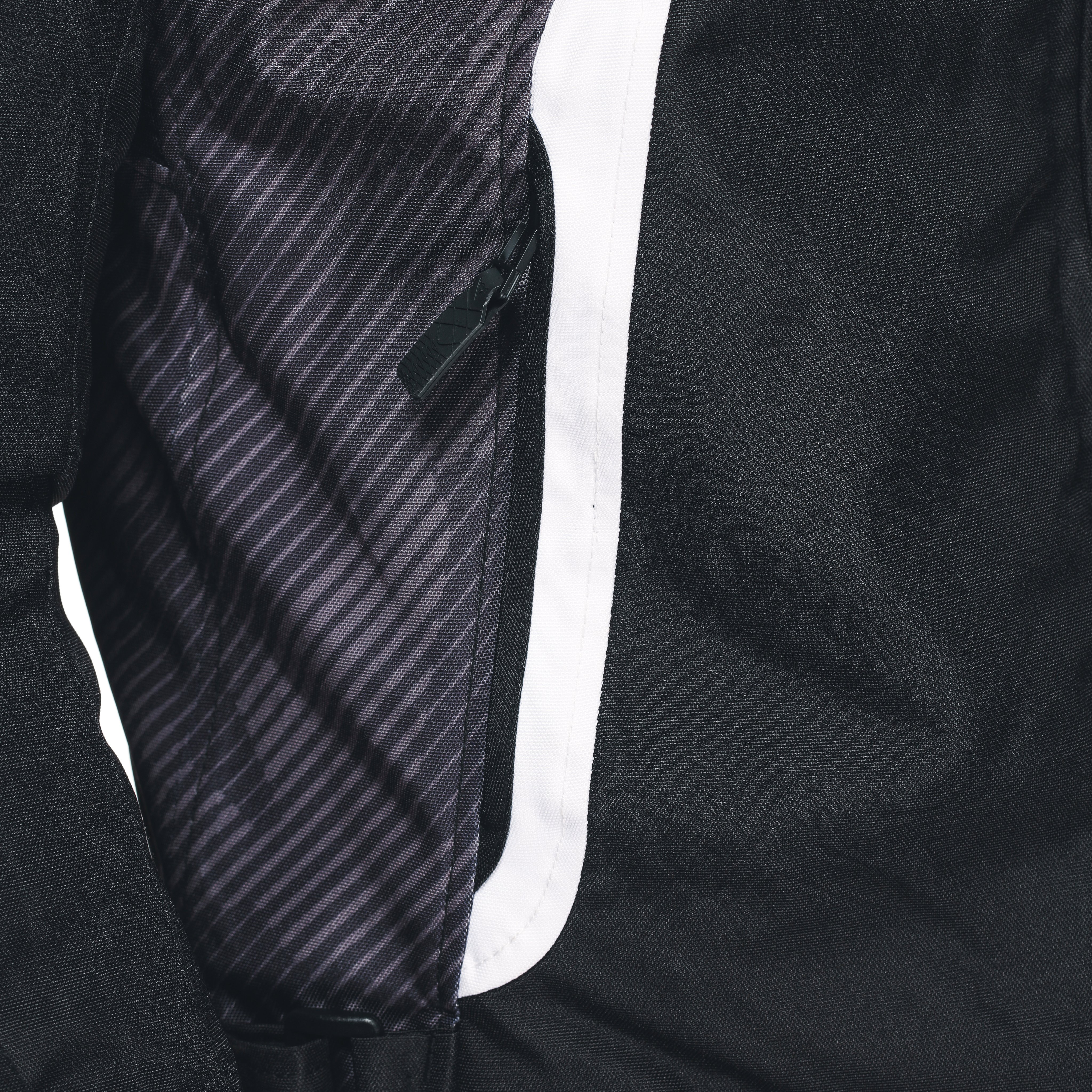 AVRO 5 - CHAQUETA DE MOTO DE TELA PARA HOMBRE - BLACK/WHITE/BLACK - 13