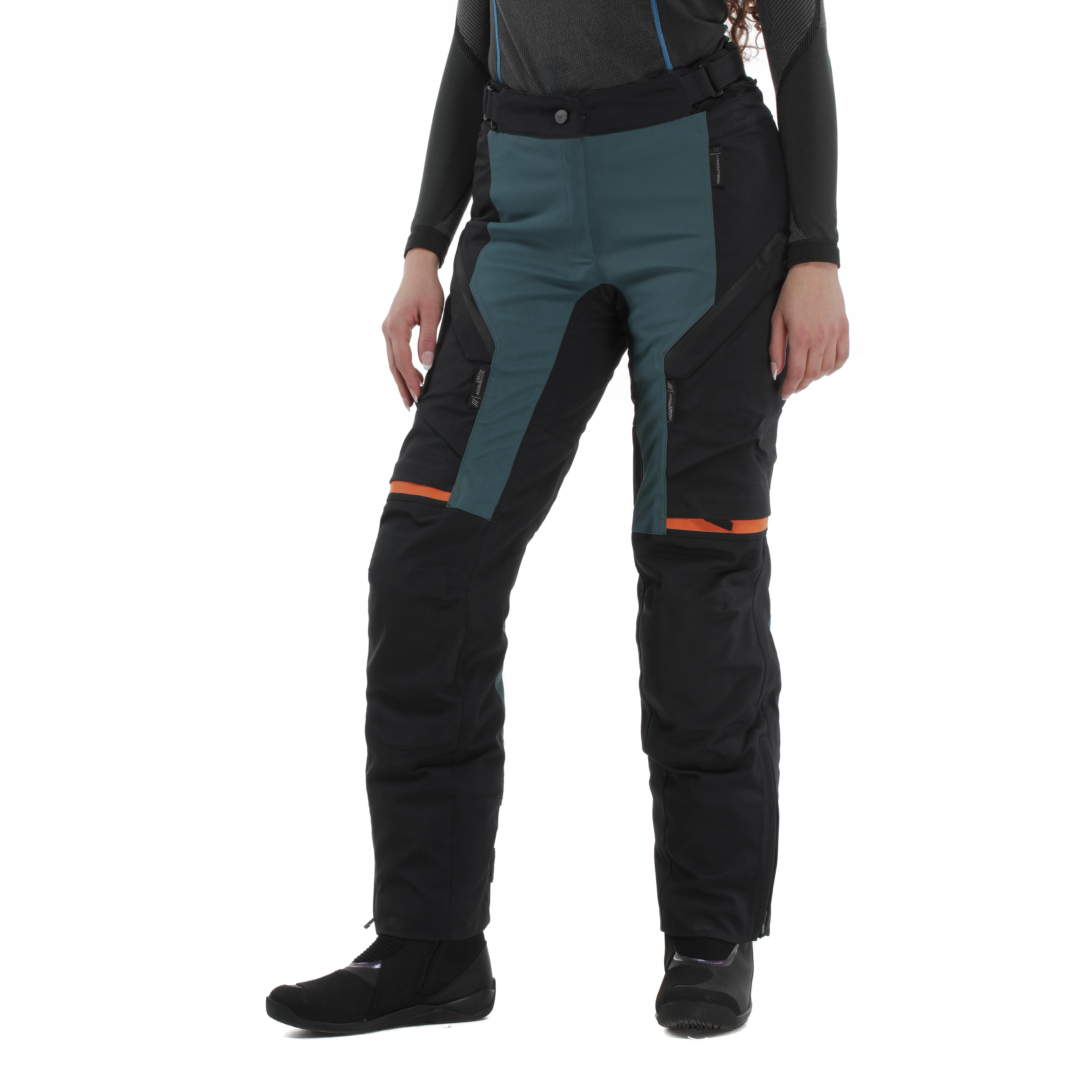 MANGEN ABS&Oslash;LUTESHELL&trade; PRO - WOMEN'S TOURING MOTORCYCLE PANTS - DARK SEA/BLACK - 5
