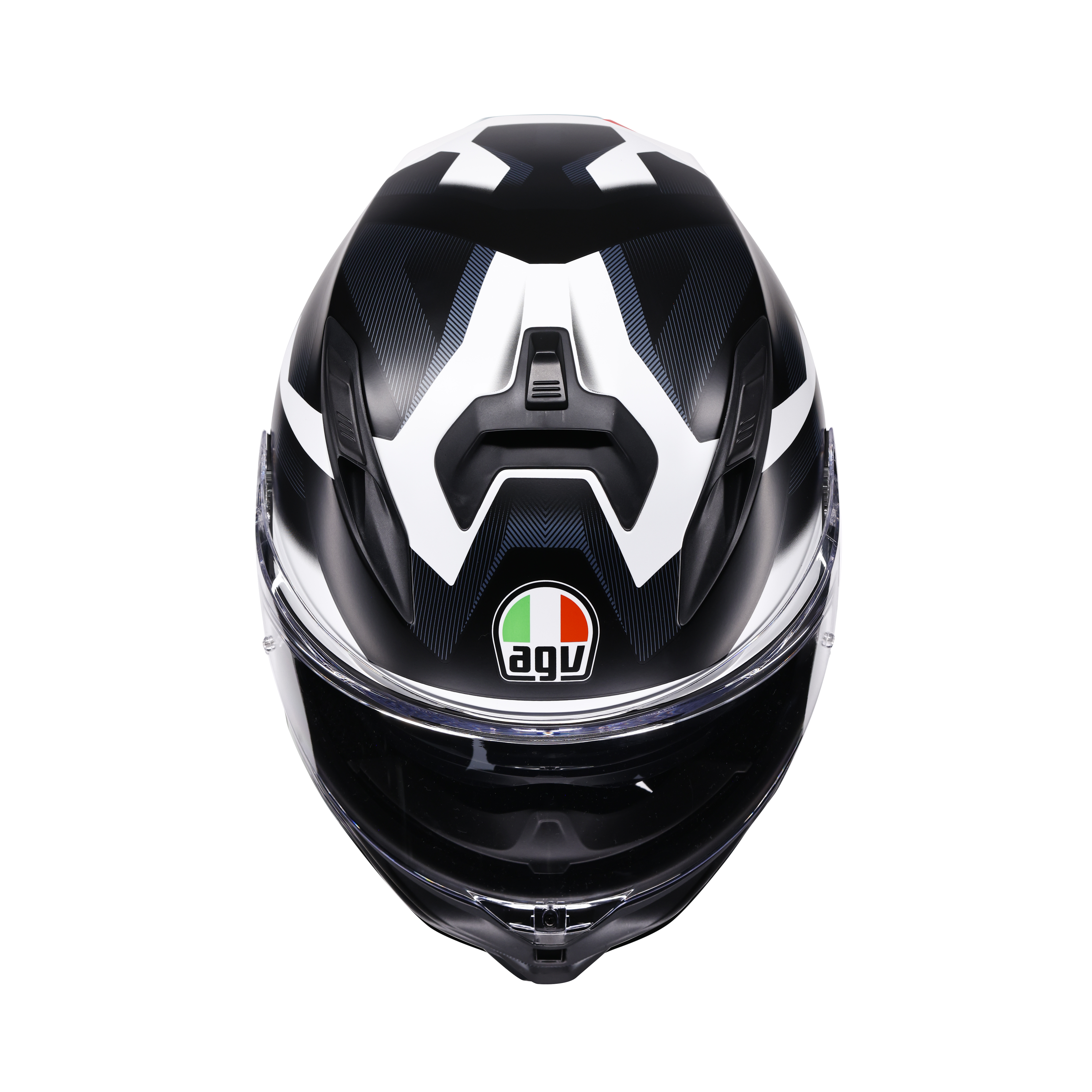 K7 MPLK GLIMPSE MATT BLACK/WHITE - CASQUE MOTO INT&Eacute;GRAL E2206 -  - 7