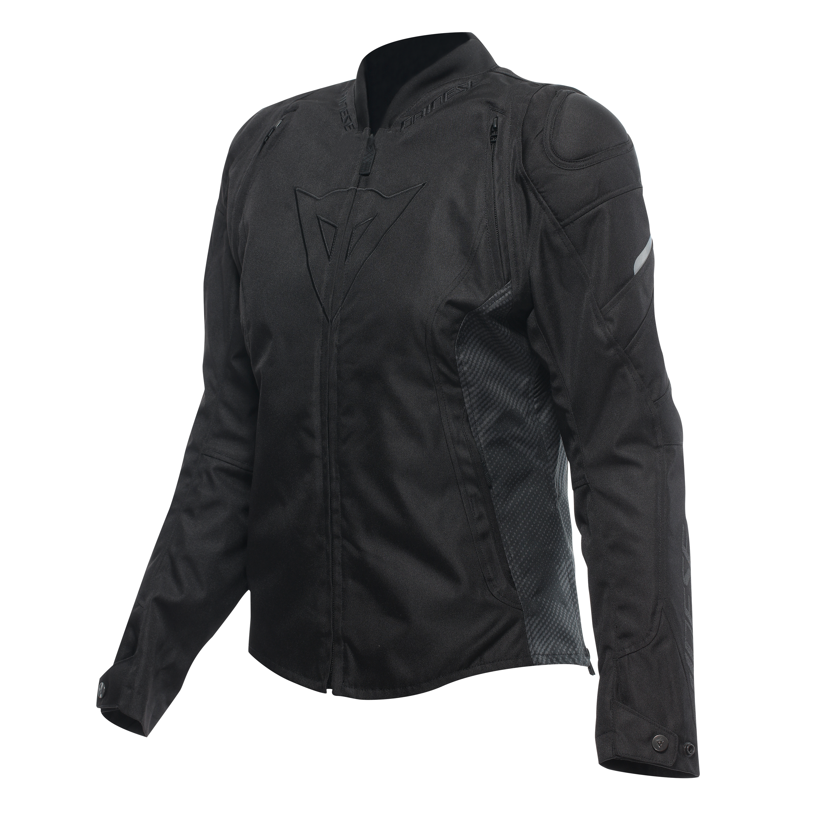 AVRO 5 TEX - WOMEN'S MOTORCYCLE JACKET IN FABRIC - BLACK/BLACK/BLACK - 1