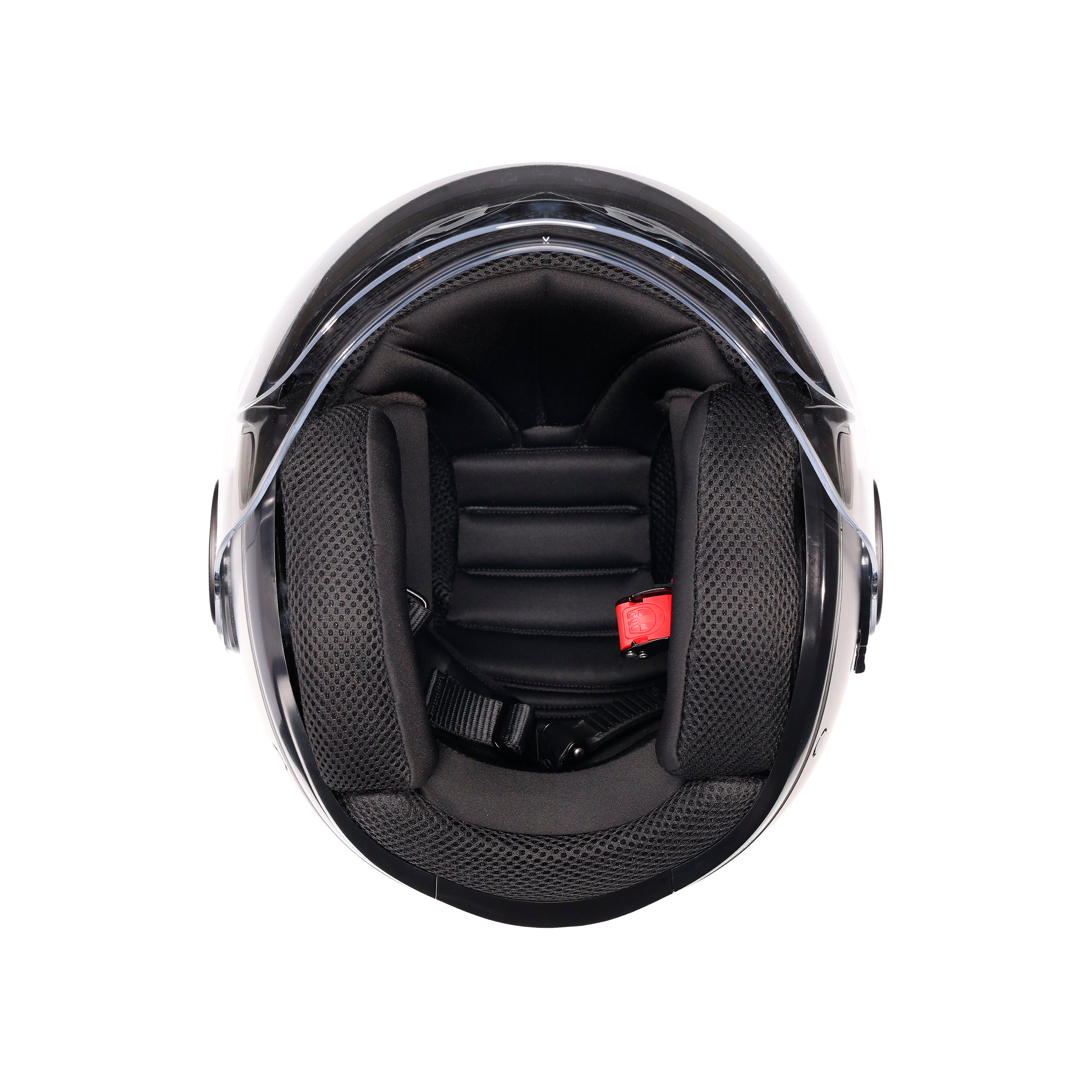 ETERES MONO MATT ASFALTO GREY - CASQUE MOTO JET E2206 -  - 8