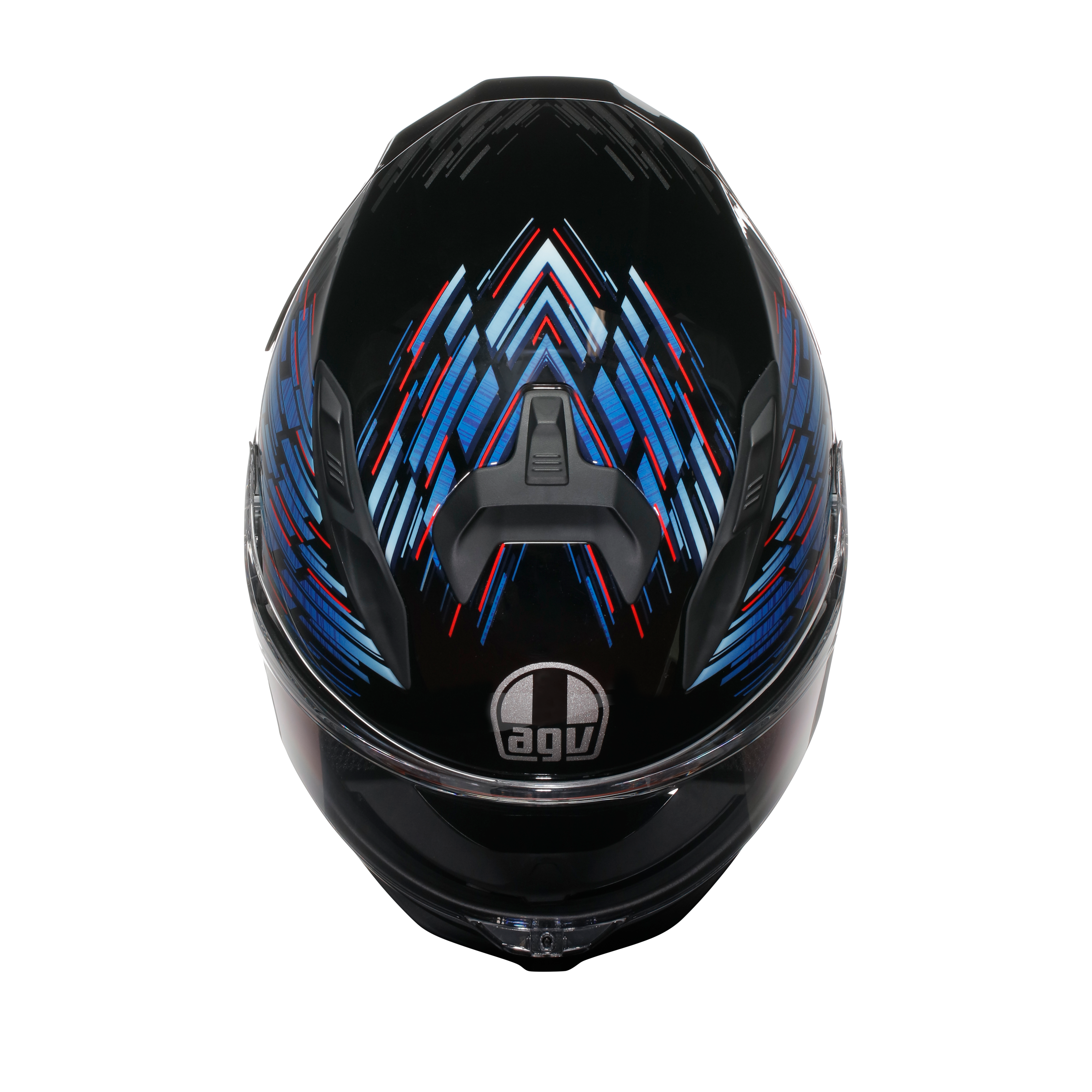 K7 MPLK GENISYS MATT BLACK/BLUE/GREY - MOTORBIKE FULL FACE HELMET DOT (E2206) -  - 7